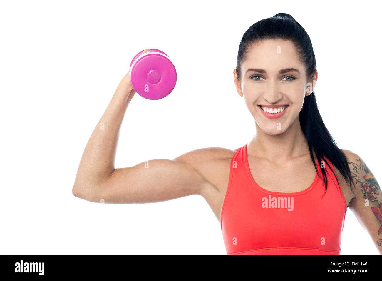 Baby dumbbell Banque D'Images