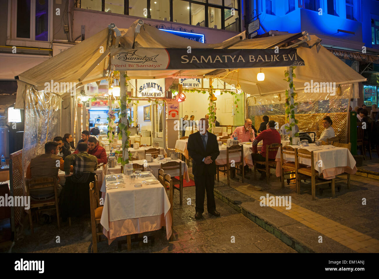 Istanbul, Samatya, Fischrestaurant Samatya Balik Evi Photo Stock - Alamy