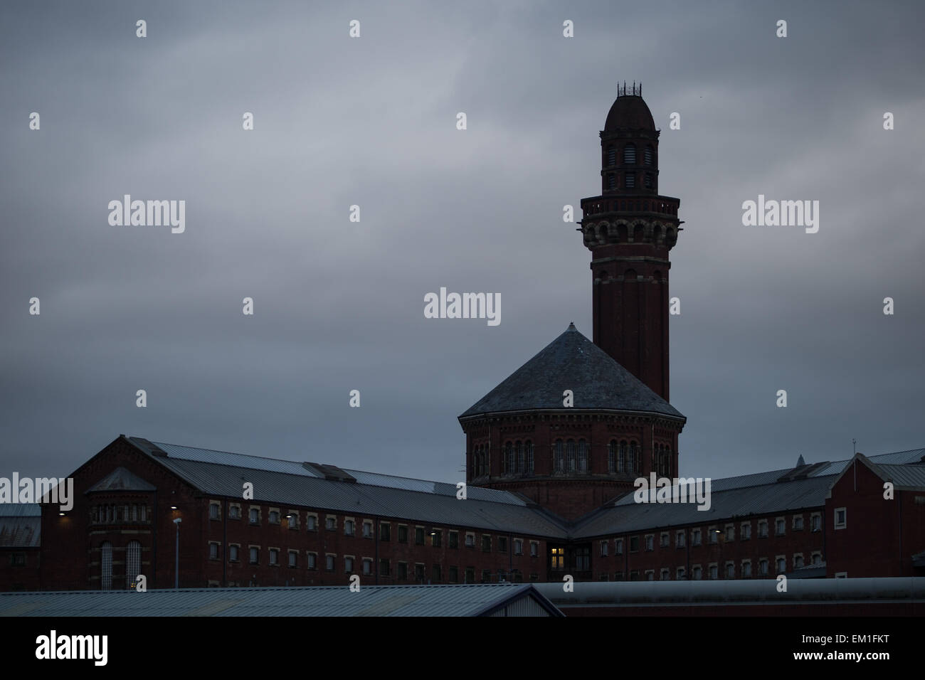 18/02/2015 . Manchester , Royaume-Uni . GV de PGH Manchester ( aka Strangeways Prison ) . © Joel Goodman/Alamy Live News Banque D'Images