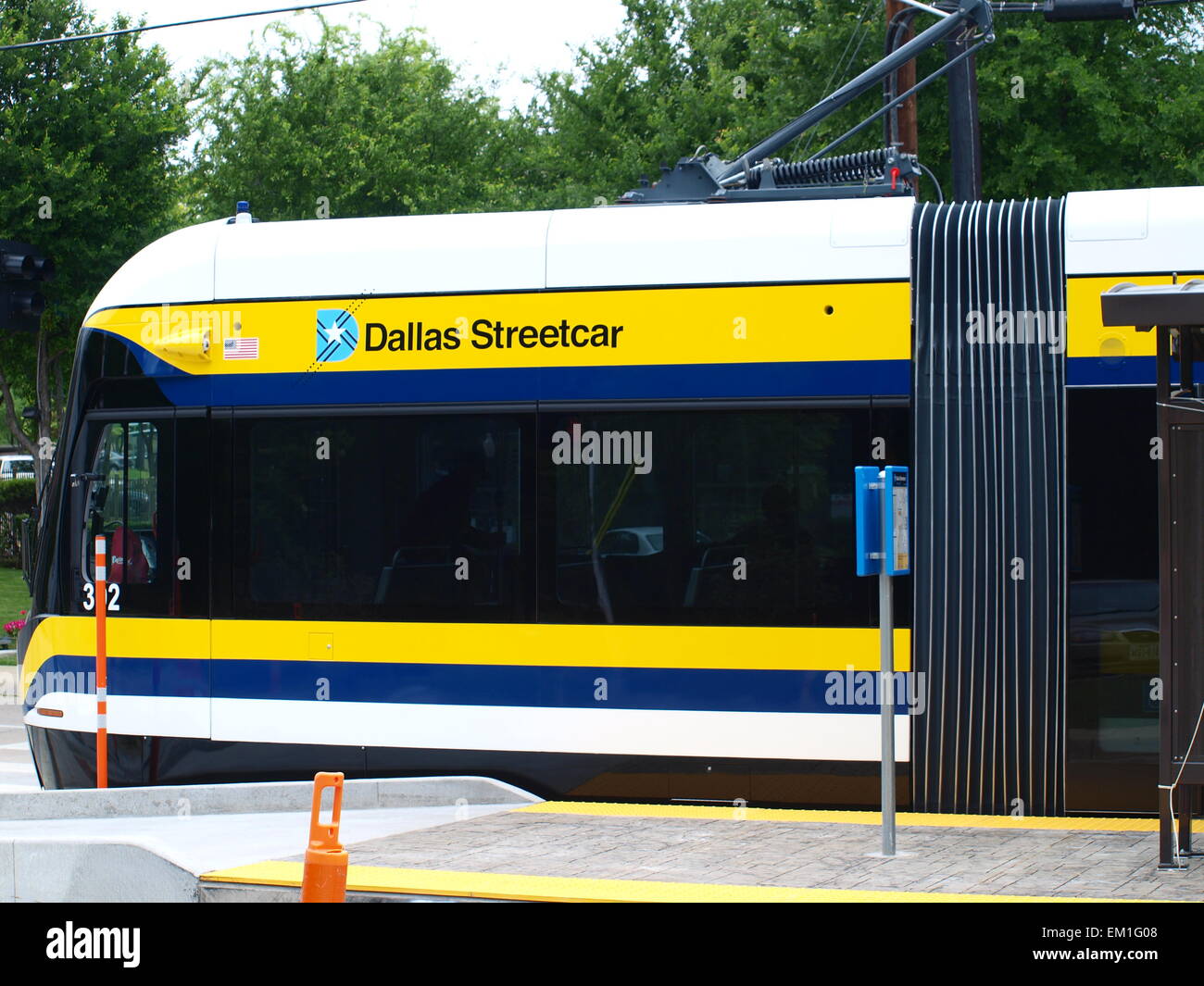 Dallas Street Car Banque D'Images