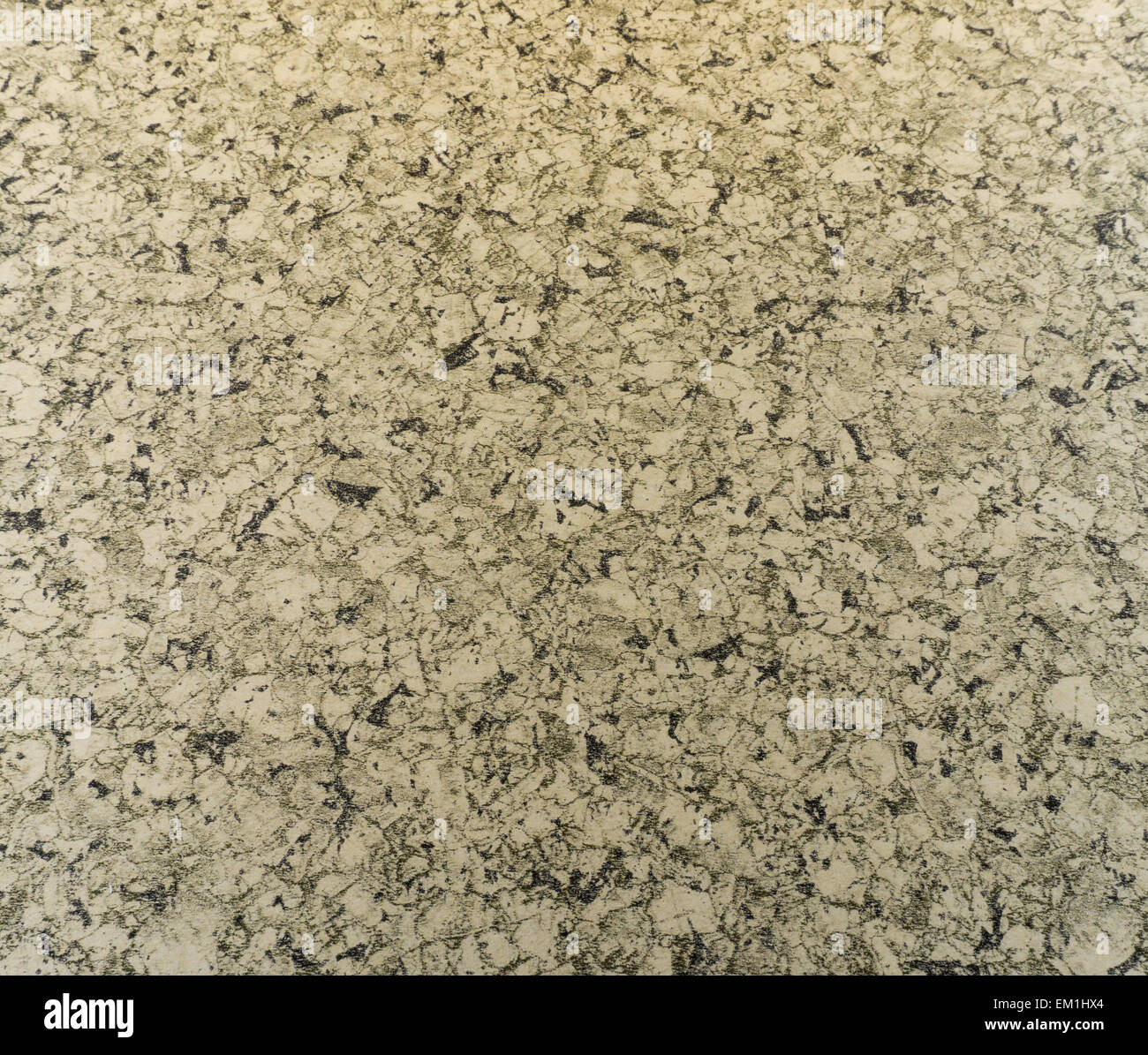 Marbre Granit Rock surface avec motif noir Banque D'Images