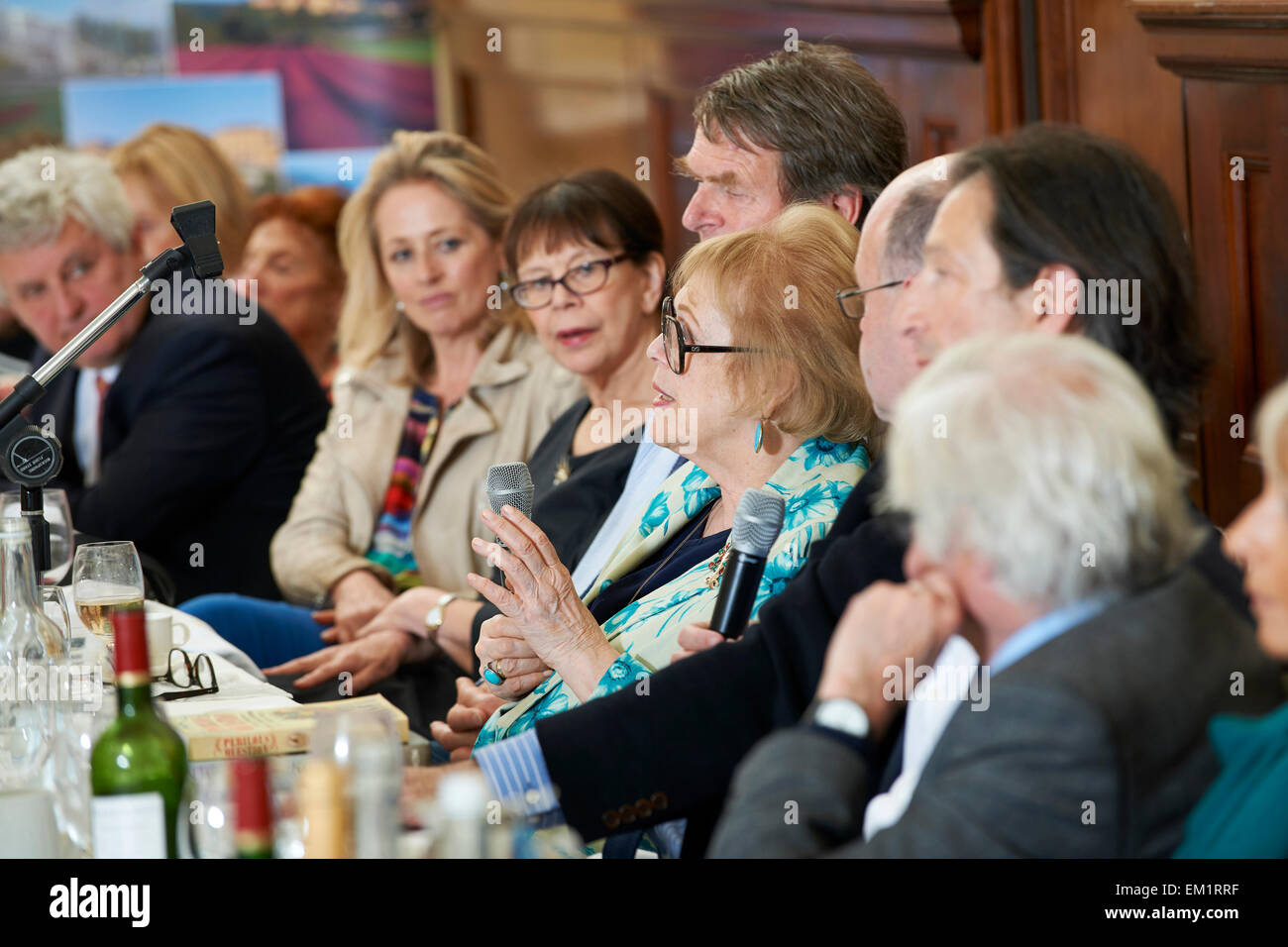 Lady Antonia Fraser 14/04/15 Banque D'Images