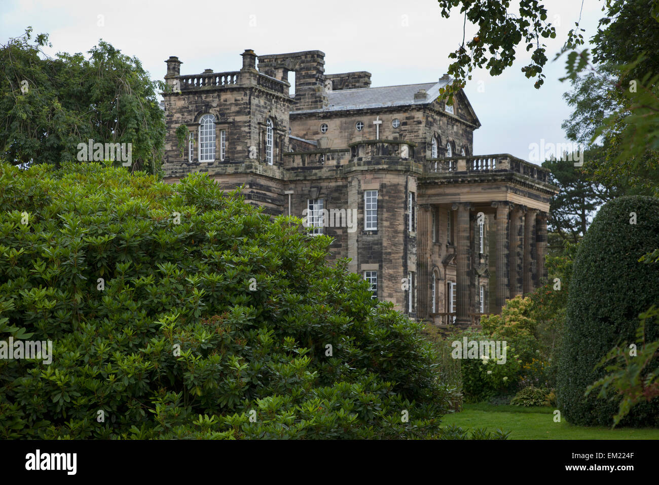 Howick Hall ; Northumberland England Banque D'Images