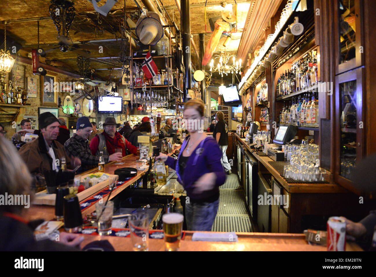 Le No Name Saloon & Grill à Park City, Utah est un air de défi le plus  populaire pub / bar dans la ville Photo Stock - Alamy