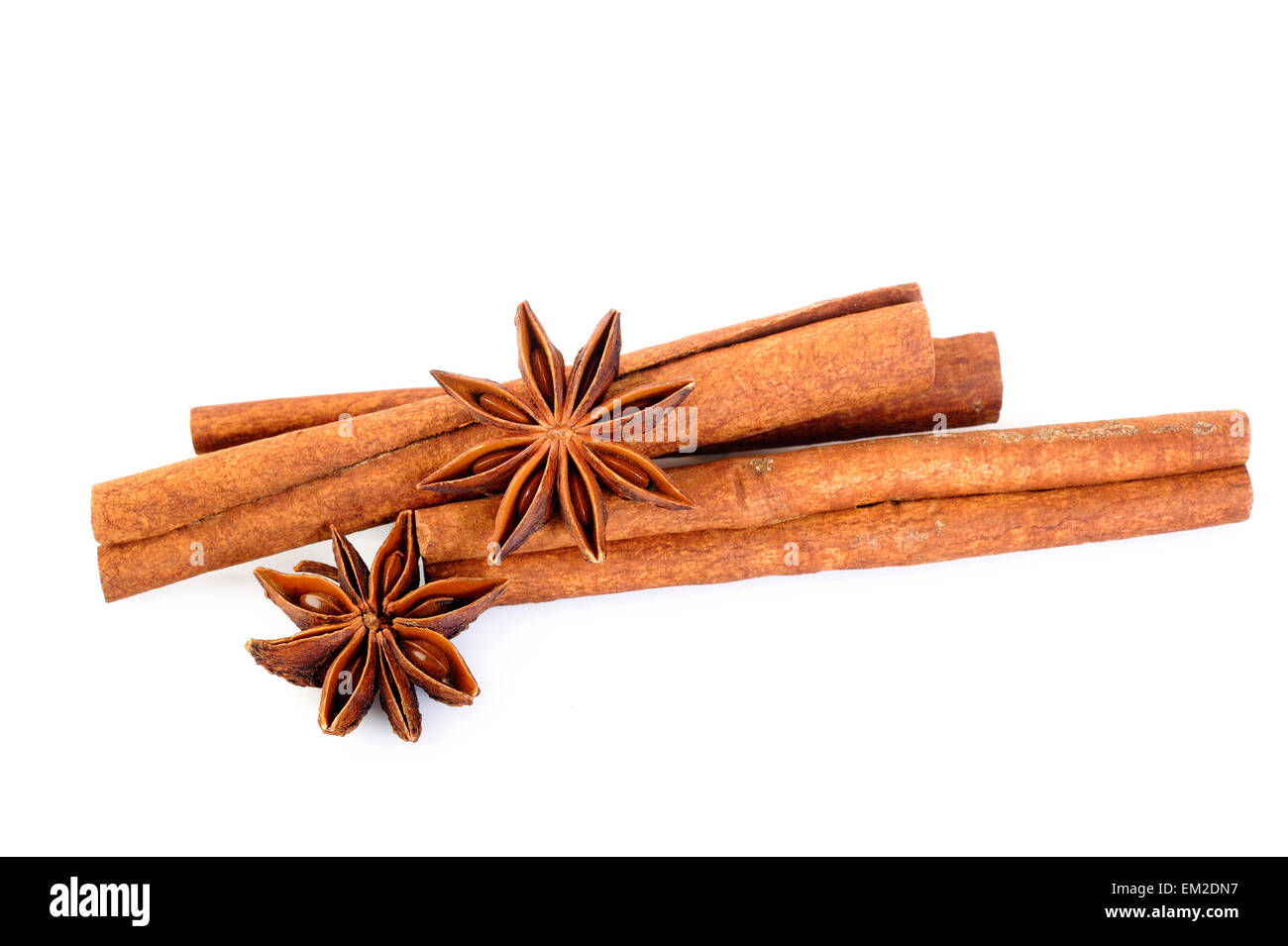 Le bâton de cannelle et la badiane spice Banque D'Images