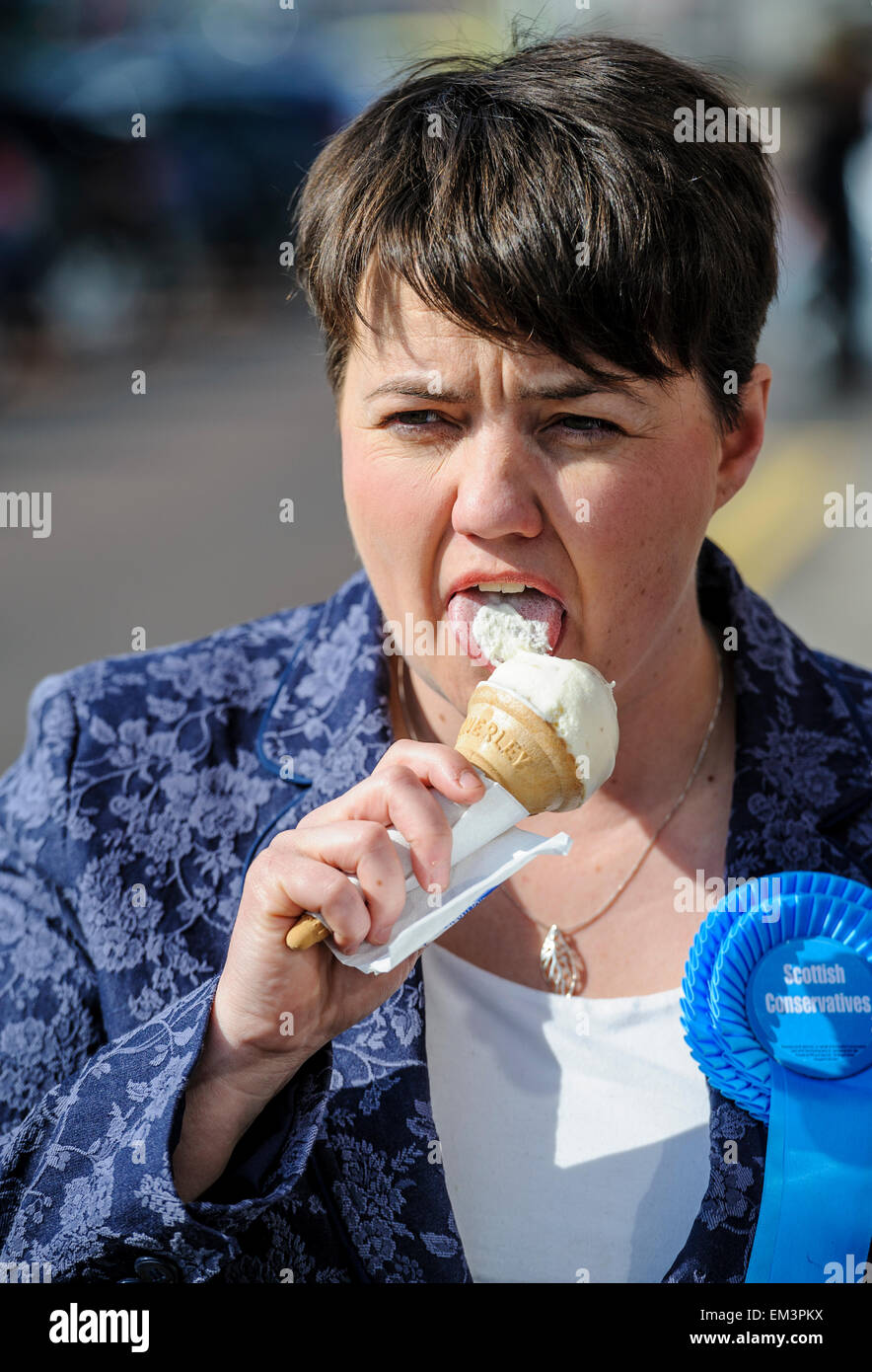 Ruth Davidson, Chef, Parti unioniste et conservateur écossais Banque D'Images