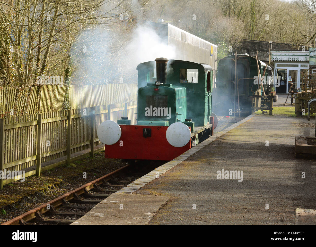 Chemin de fer de la vallée de Tarka de Torrington Railway Station North Devon Banque D'Images