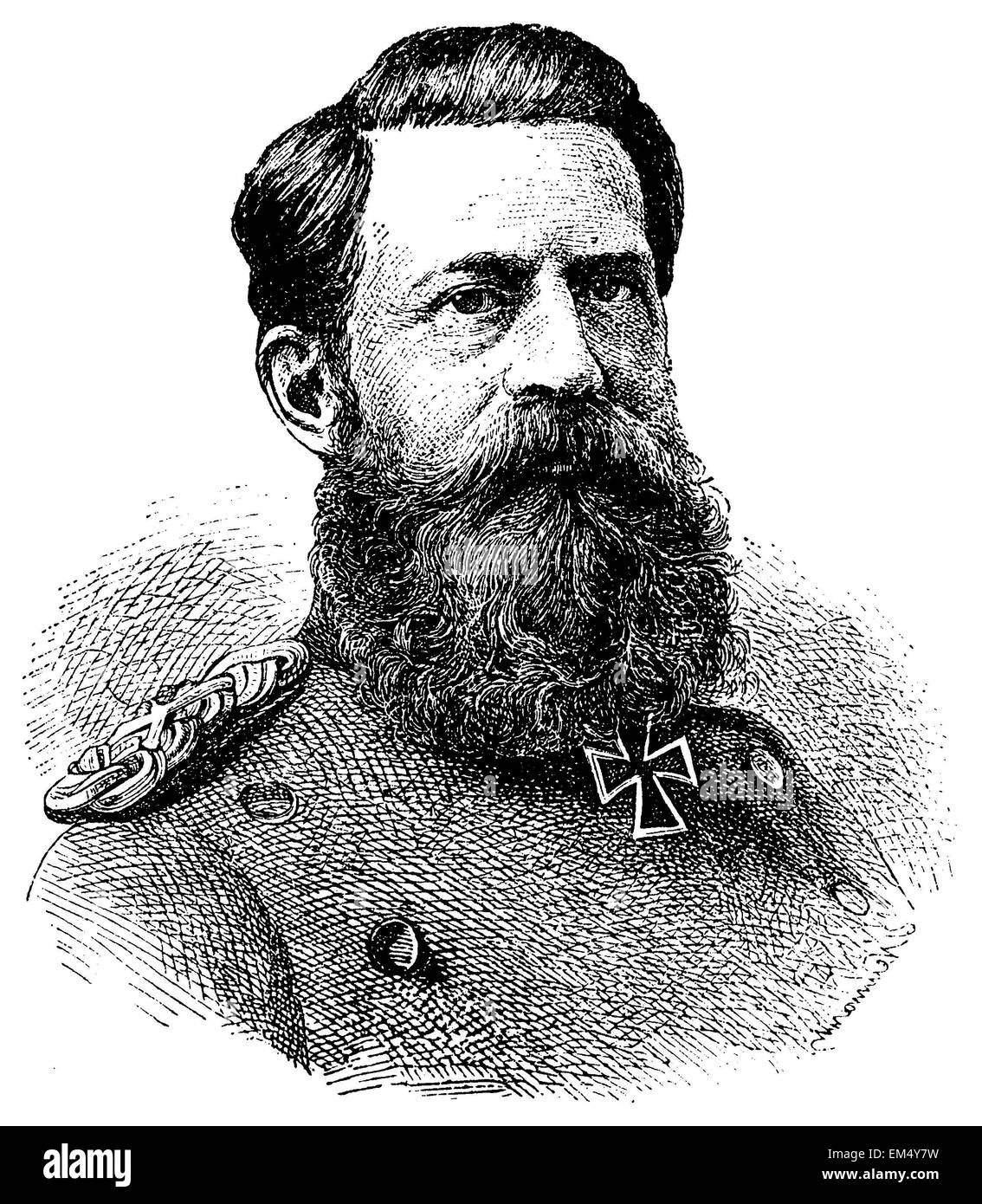 Friedrich Wilhelm, Prince héritier de l'Empire allemand et de Prusse (né le 18 octobre 1831) Banque D'Images