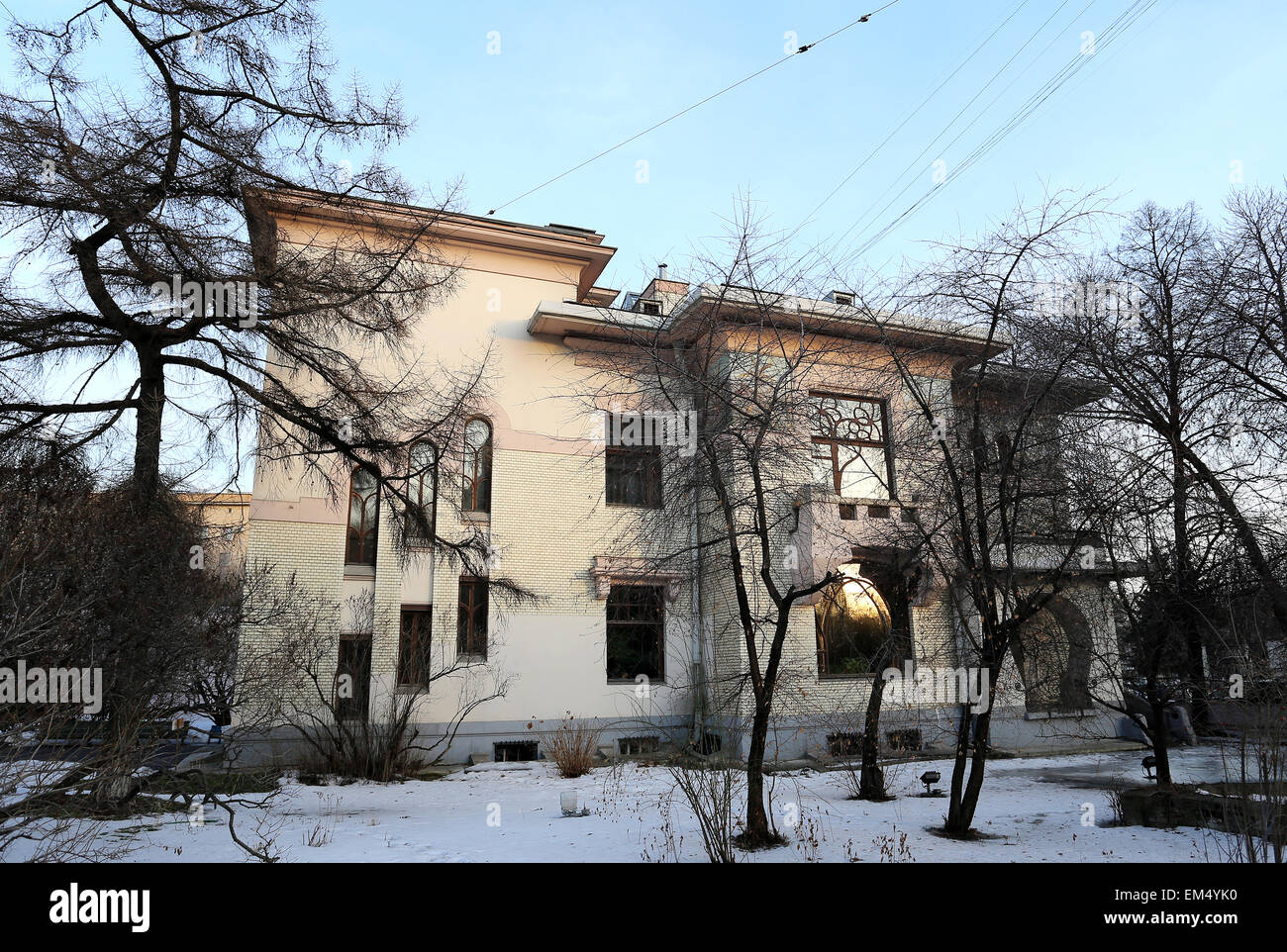 Ancienne maison musée de Maxime Gorki construit par l'architecte Shekhtel dans le centre-ville de Moscou Banque D'Images