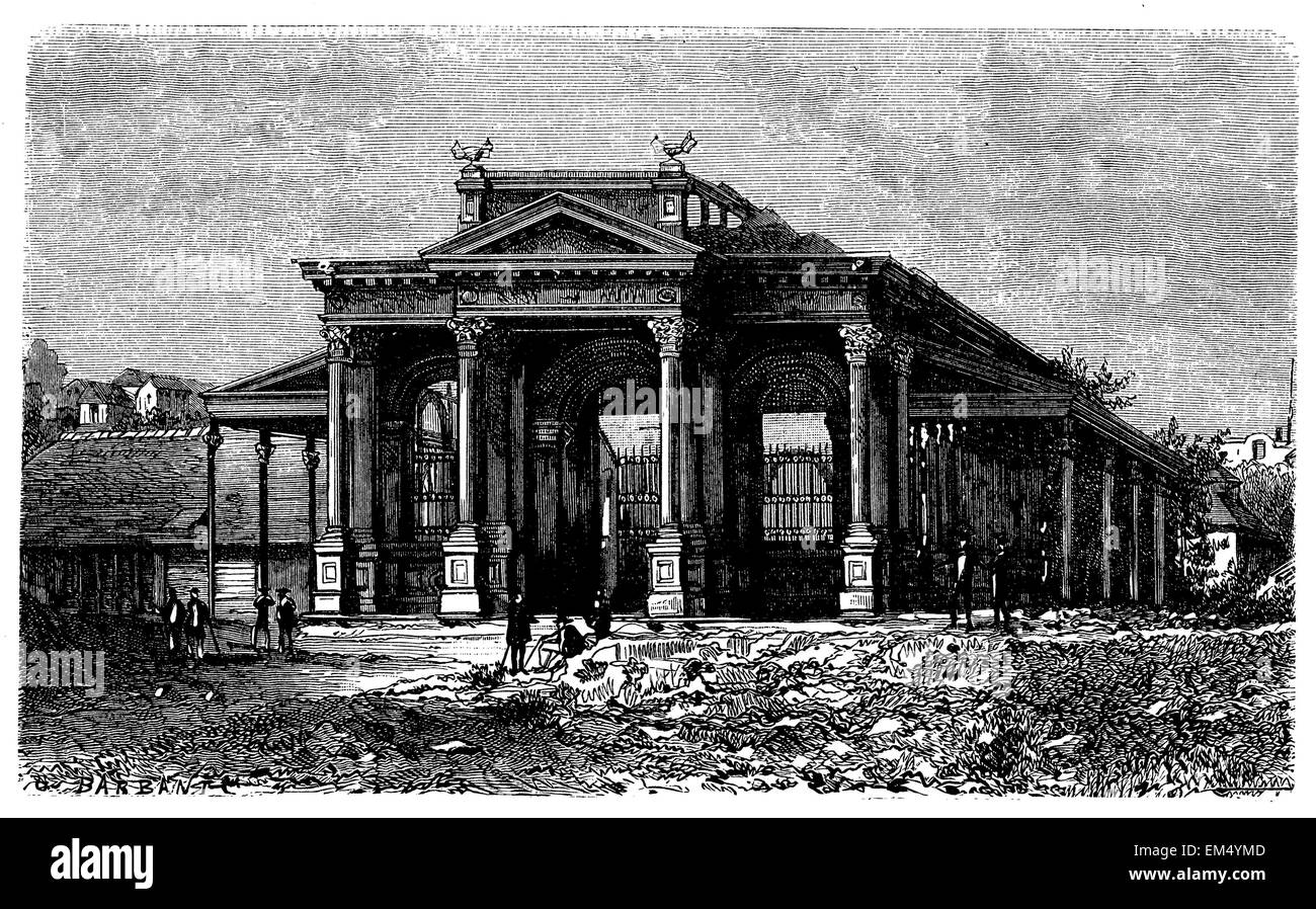 Banque nationale d'Hahti à Port-au-Prince Banque D'Images