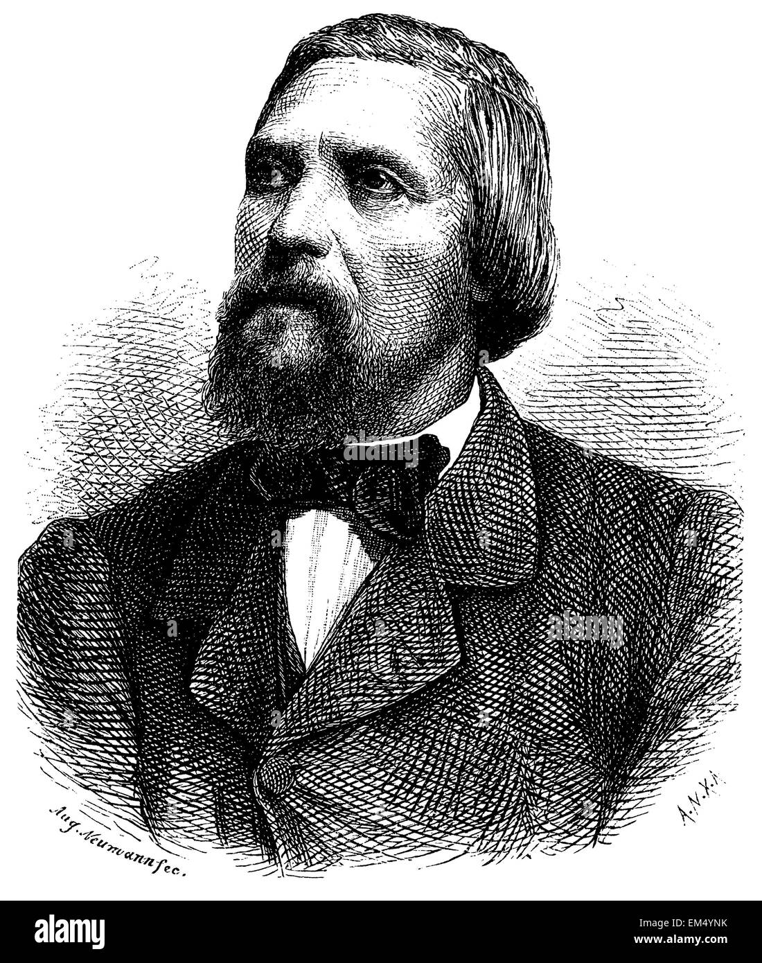 Adolf Heinrich Hoffmann Valentin Banque D'Images