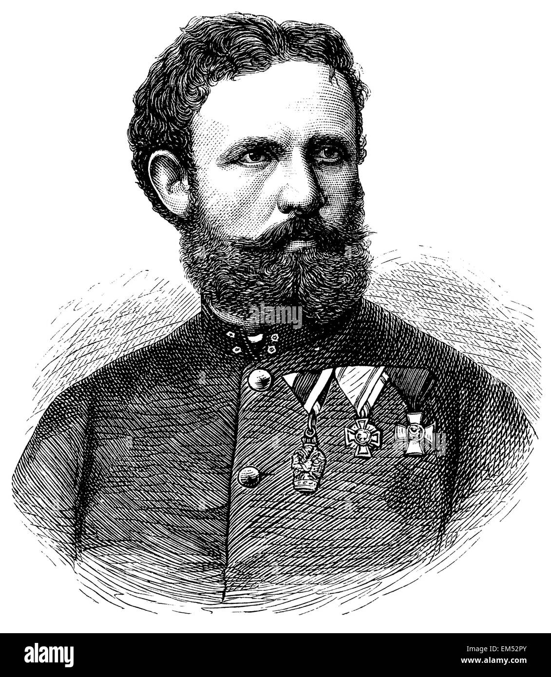 Julius von Payer Rotter (né le 1 septembre 1842 ) Banque D'Images