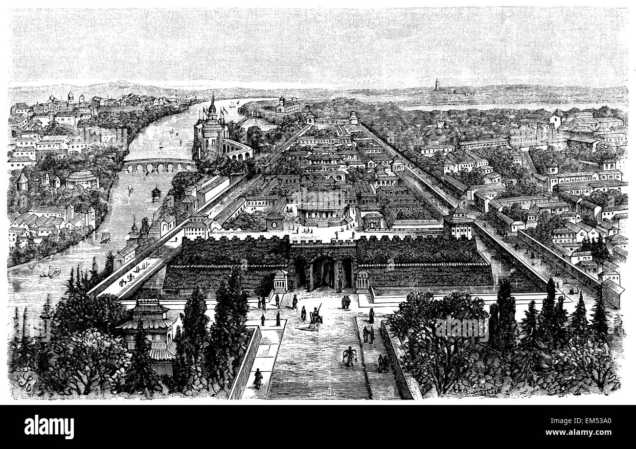 Beijing, Ville de Tartarie (Ville) Banque D'Images