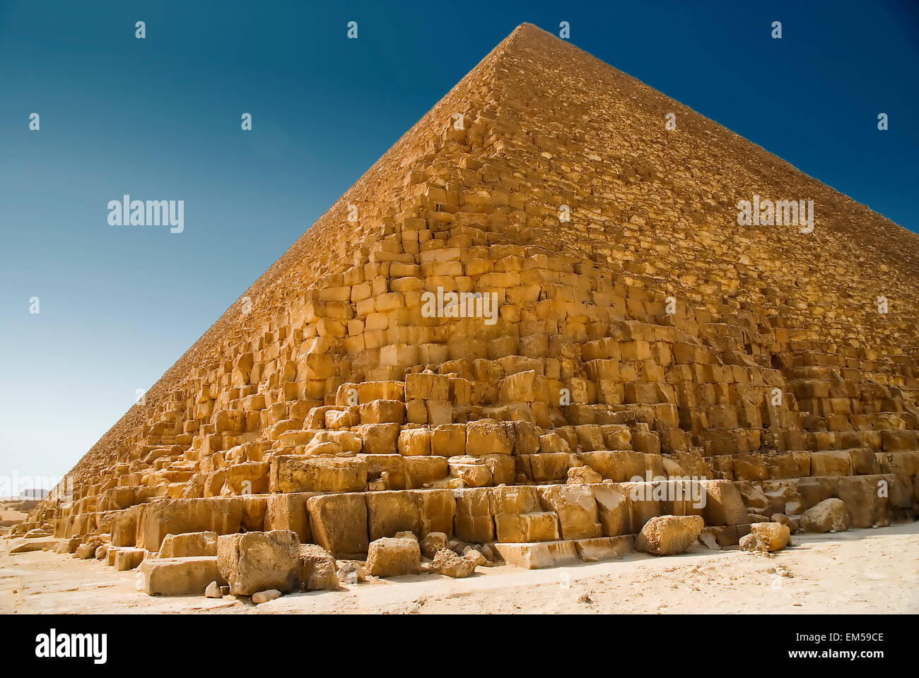 Pyramide de Gizeh Banque D'Images