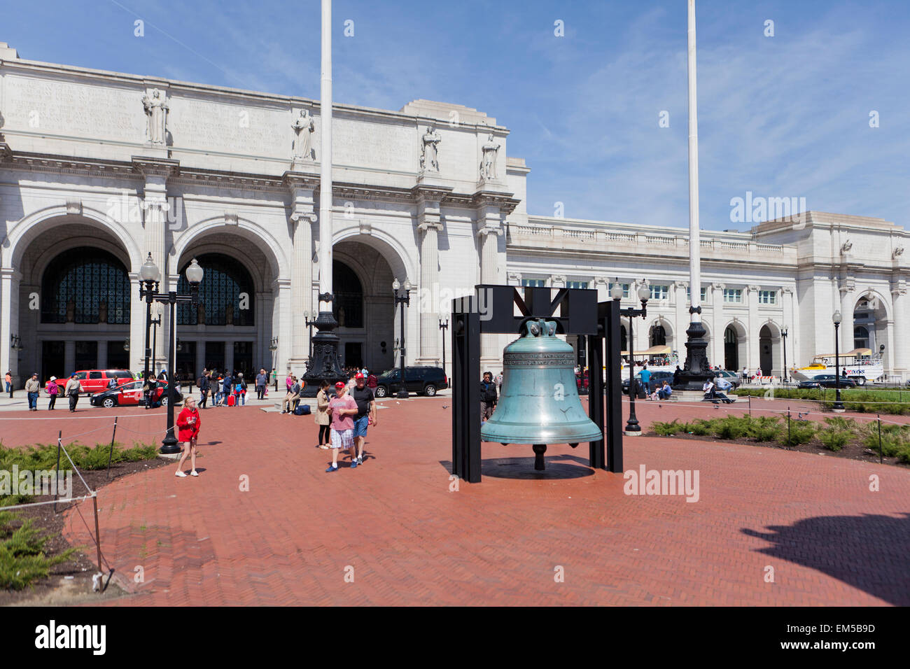 La liberté de la Légion américaine Bell à la gare Union - Washington, DC USA Banque D'Images