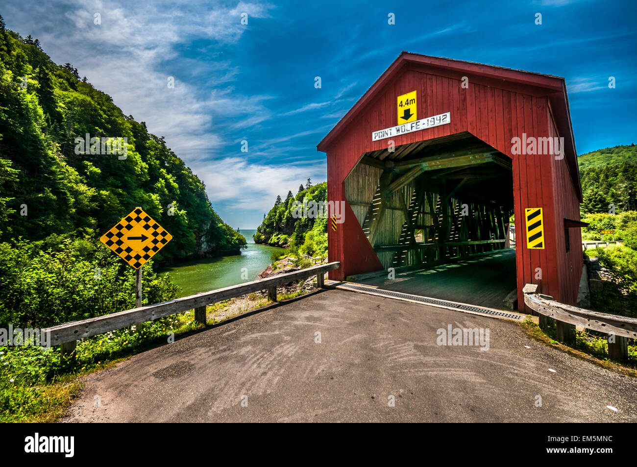 Pont couvert Banque D'Images