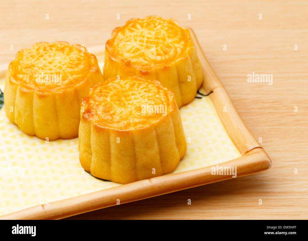 Mooncake chinois Banque D'Images