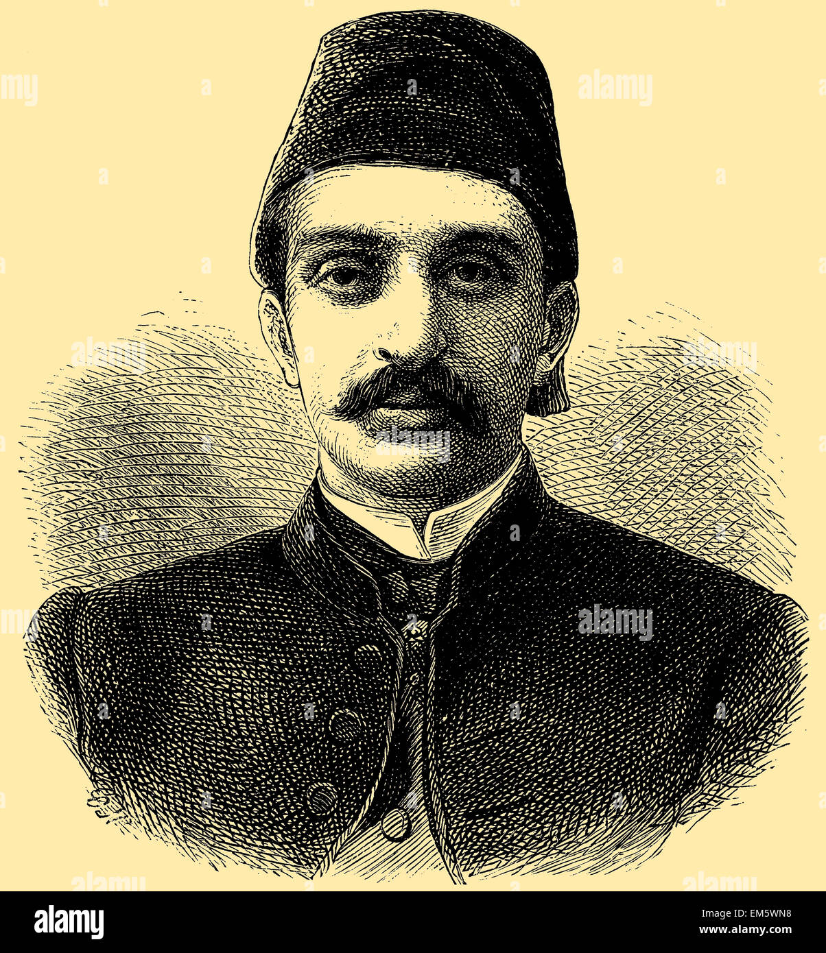 Abdul Hamid II ou Abd Al-Hamid II Ghazi Khan, (septembre, 21/22, 1842, 10 février, 1918), 34e sultan de l'Empire Ottoman. Banque D'Images