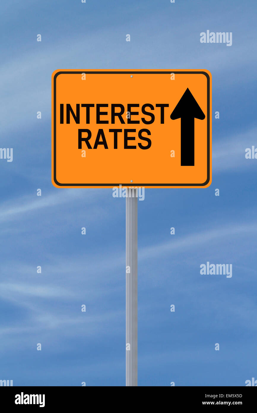 Les taux d'intérêt Banque D'Images
