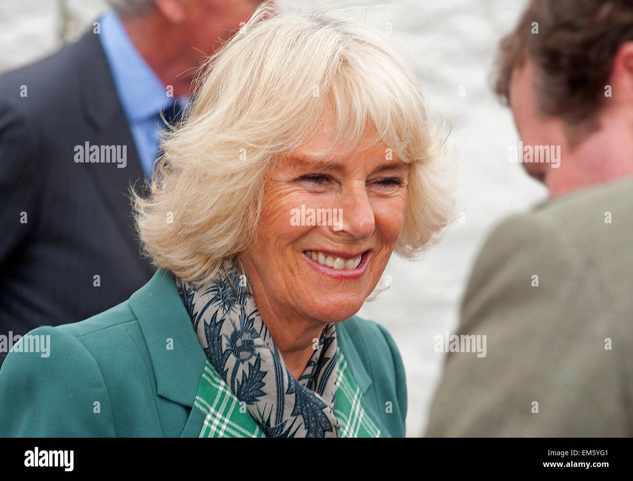 Le Speyside, UK. 16 avril, 2015. Duc et Duchesse de Rothesay ouvrir Ballindalloch seule distillerie agricole dans le Speyside. Crédit : David Gowans/Alamy Live News Banque D'Images