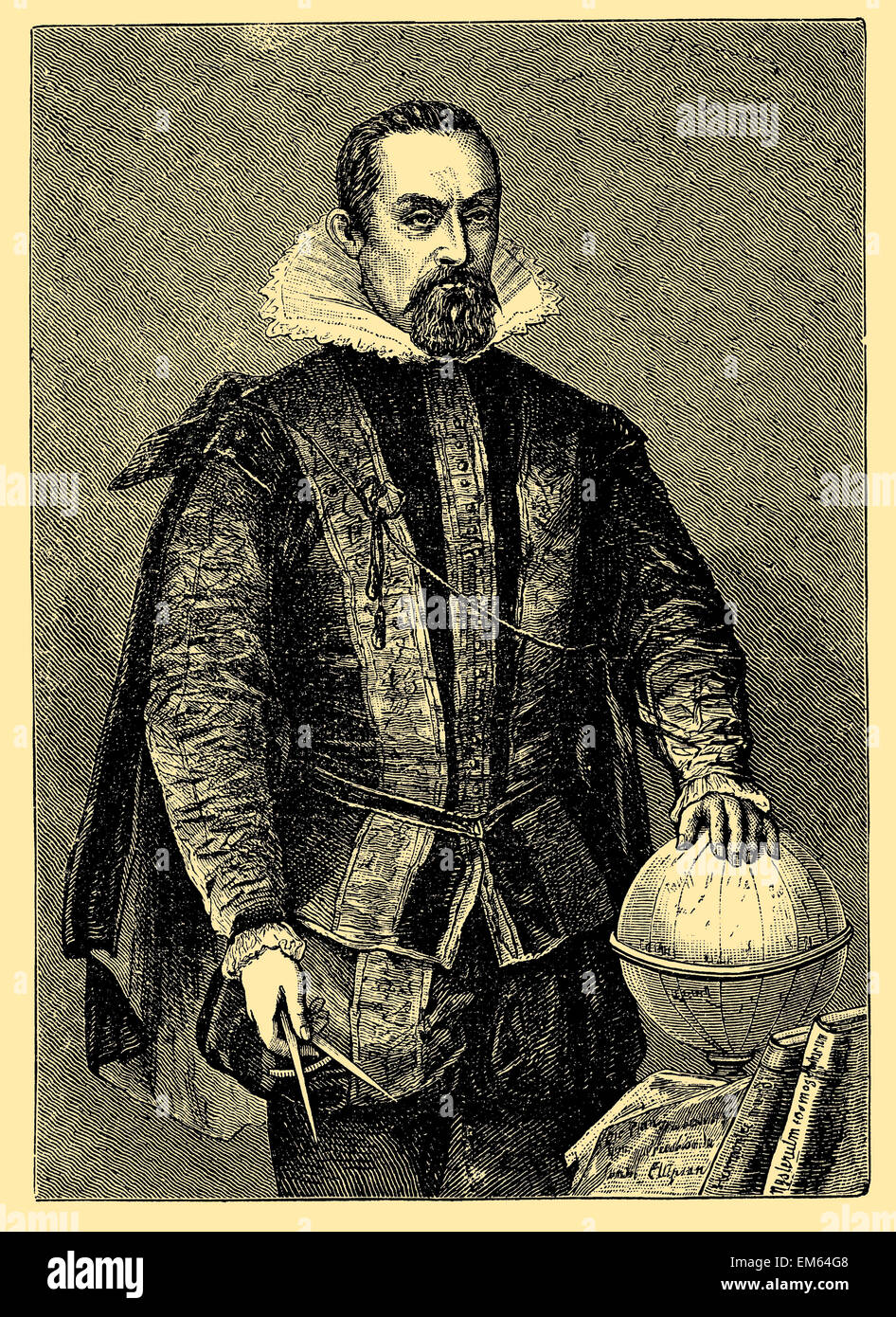 Johannes Kepler (1571 - 1630), mathématicien, astronome et astrologue Banque D'Images