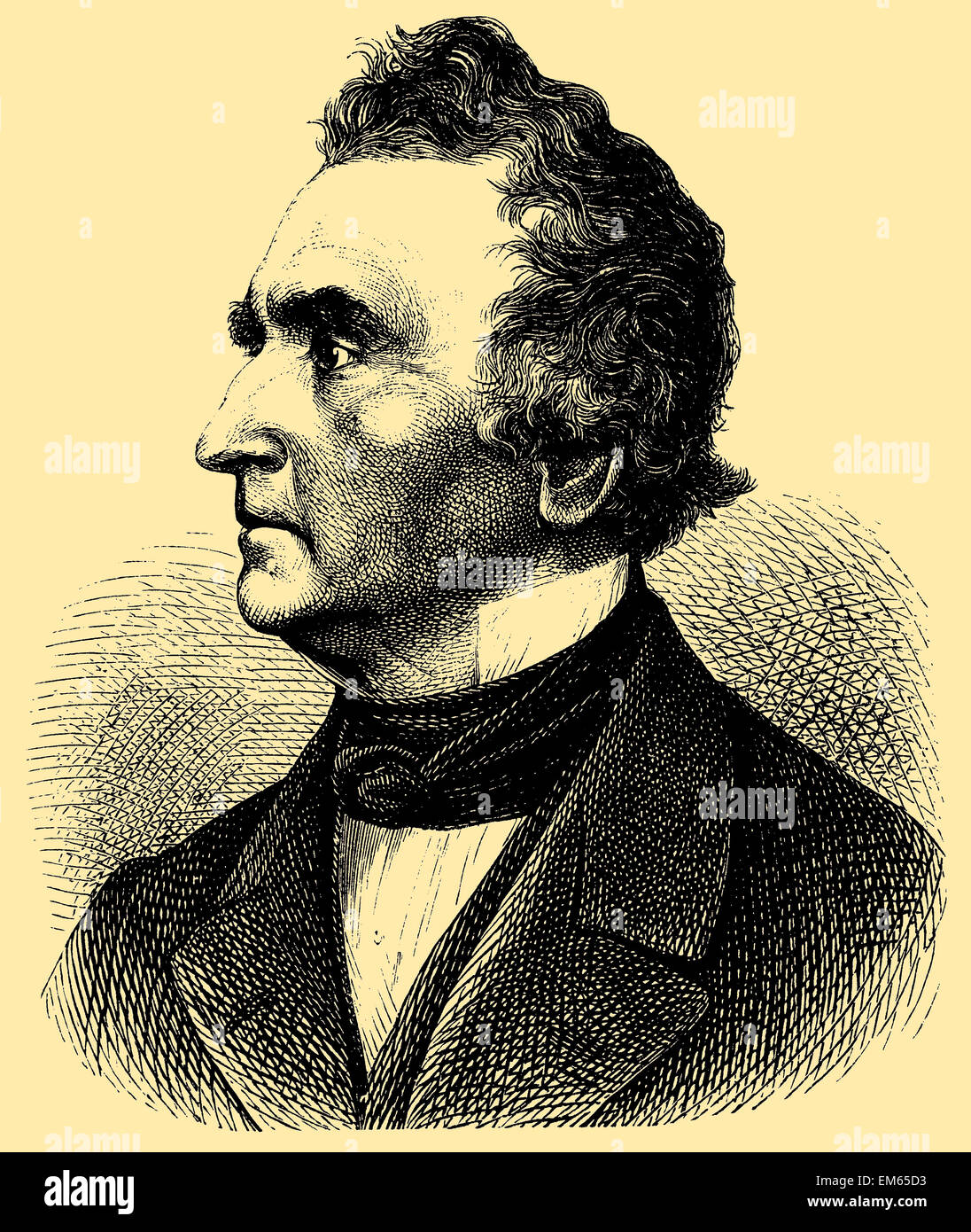 Justus von Liebig (1803 -1873), chimiste allemand Banque D'Images