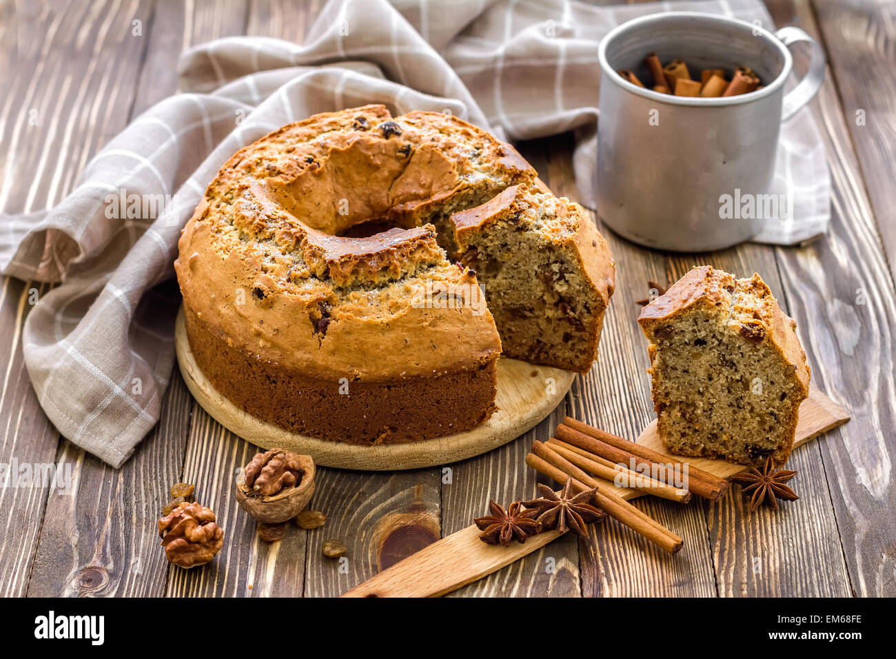 Gâteau aux fruits Banque D'Images