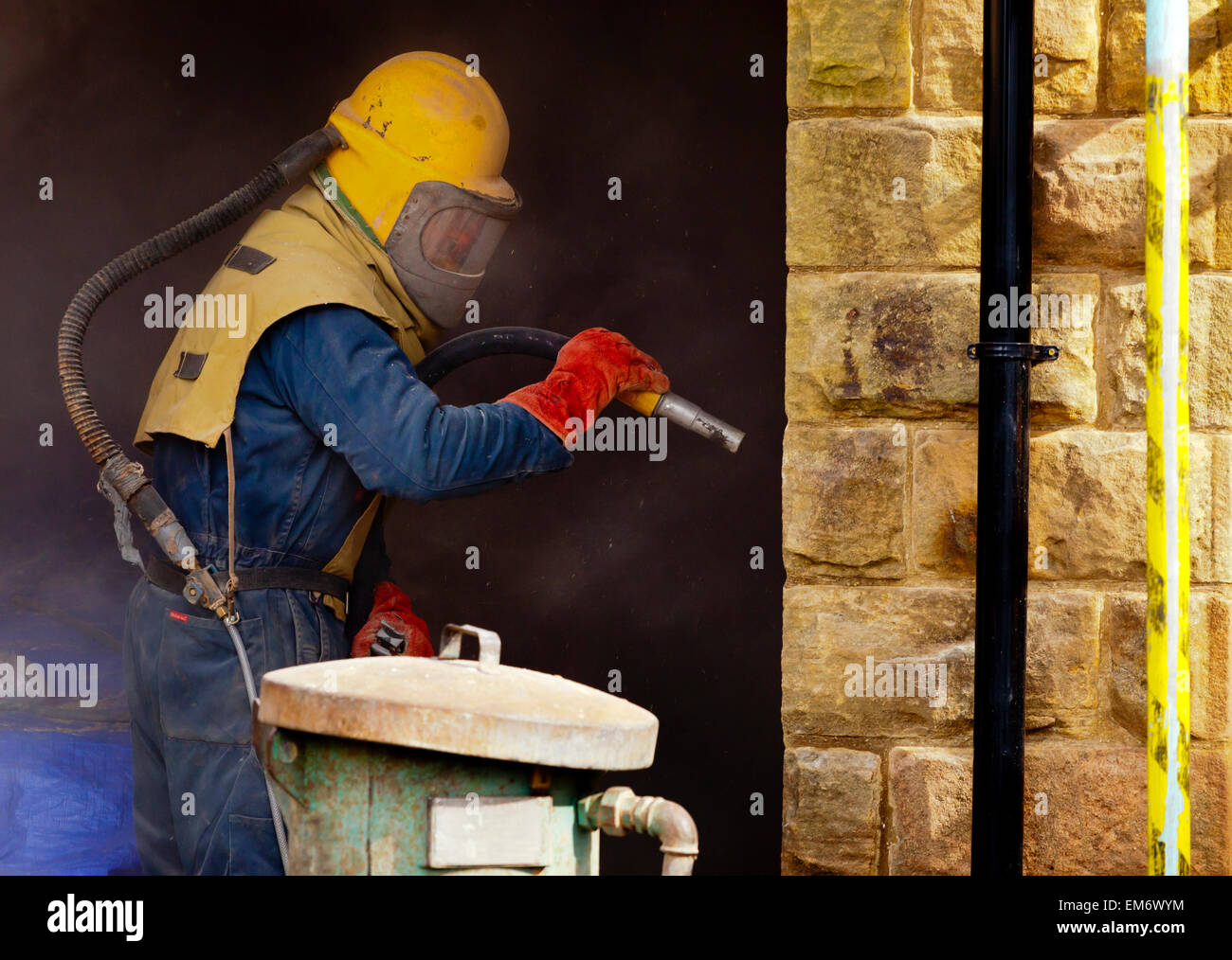 Combinaison De Sablage FLCPJGV - Vêtement De Protection Robuste Avec Capuche - Pour Meulage, Ponçage, Travaux Industriels