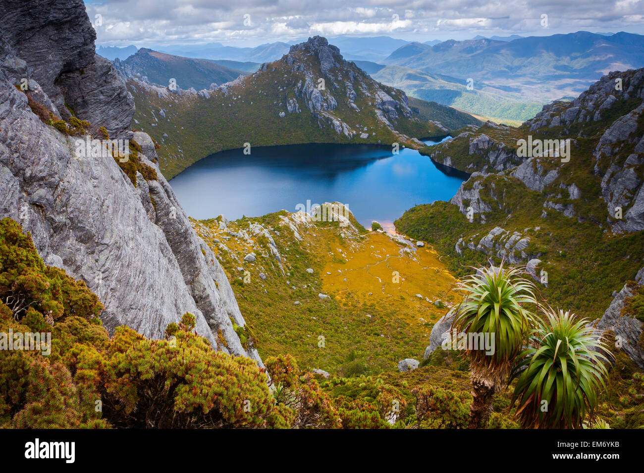 Oberon - au sud-ouest du Lac Parc National - Tasmanie - Australie Banque D'Images