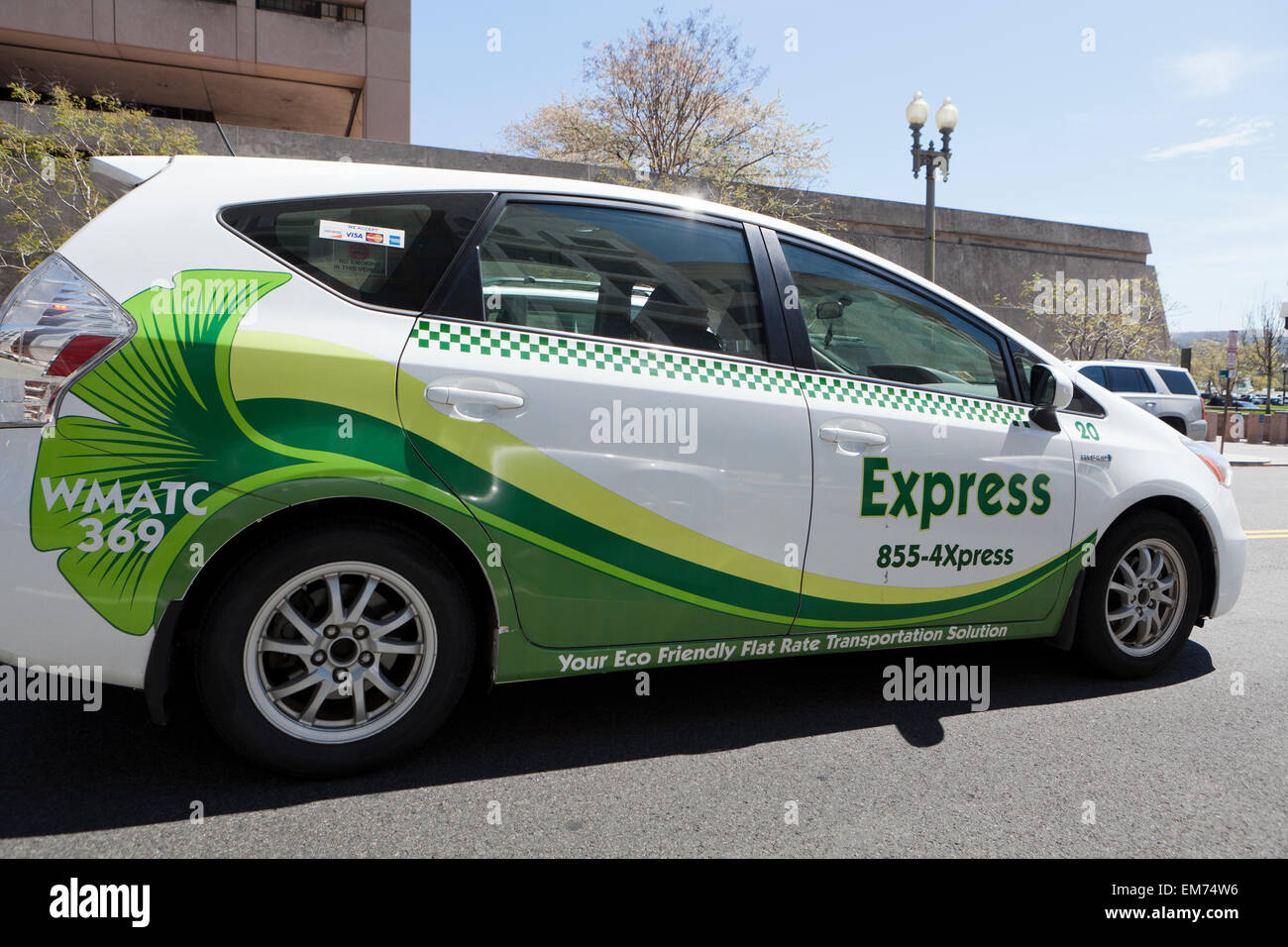 Washington Metropolitan Area Transit Commission voiture de service - Washington, DC USA Banque D'Images