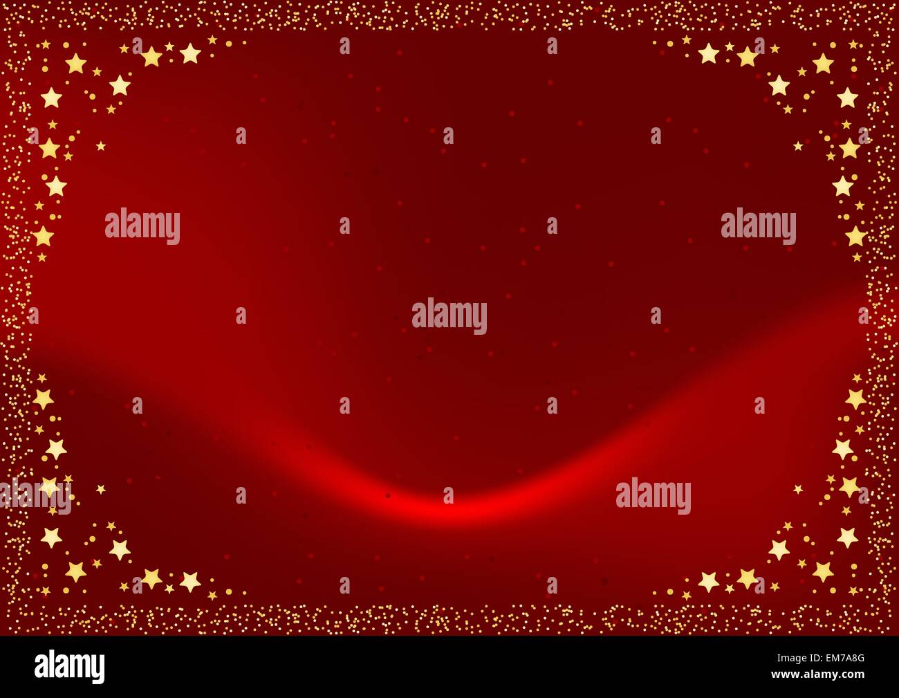 Velours de Noël rouge Illustration de Vecteur