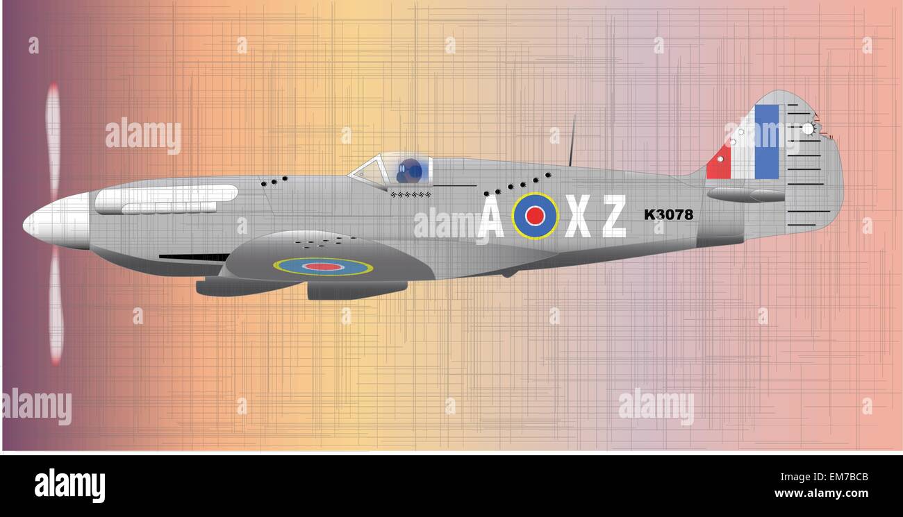 Fighter Illustration de Vecteur