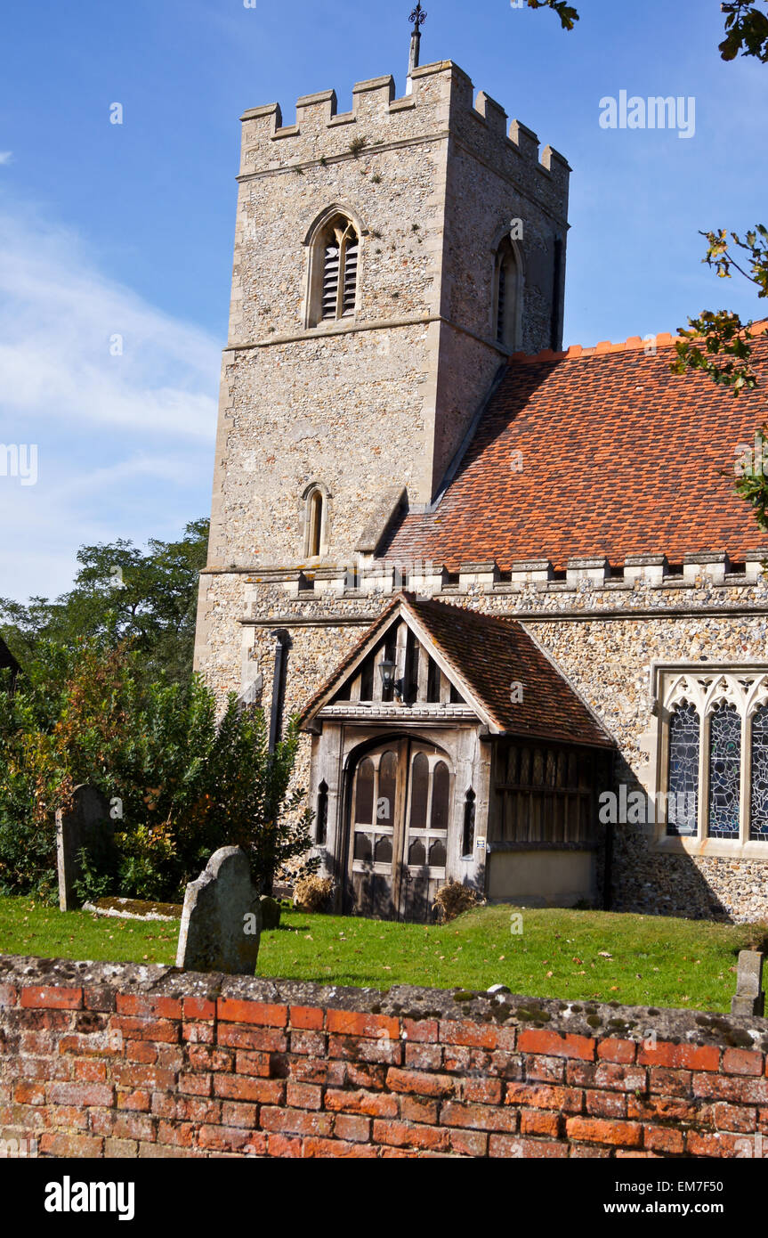 Eglise St Mary, appariement , Essex, Angleterre Banque D'Images