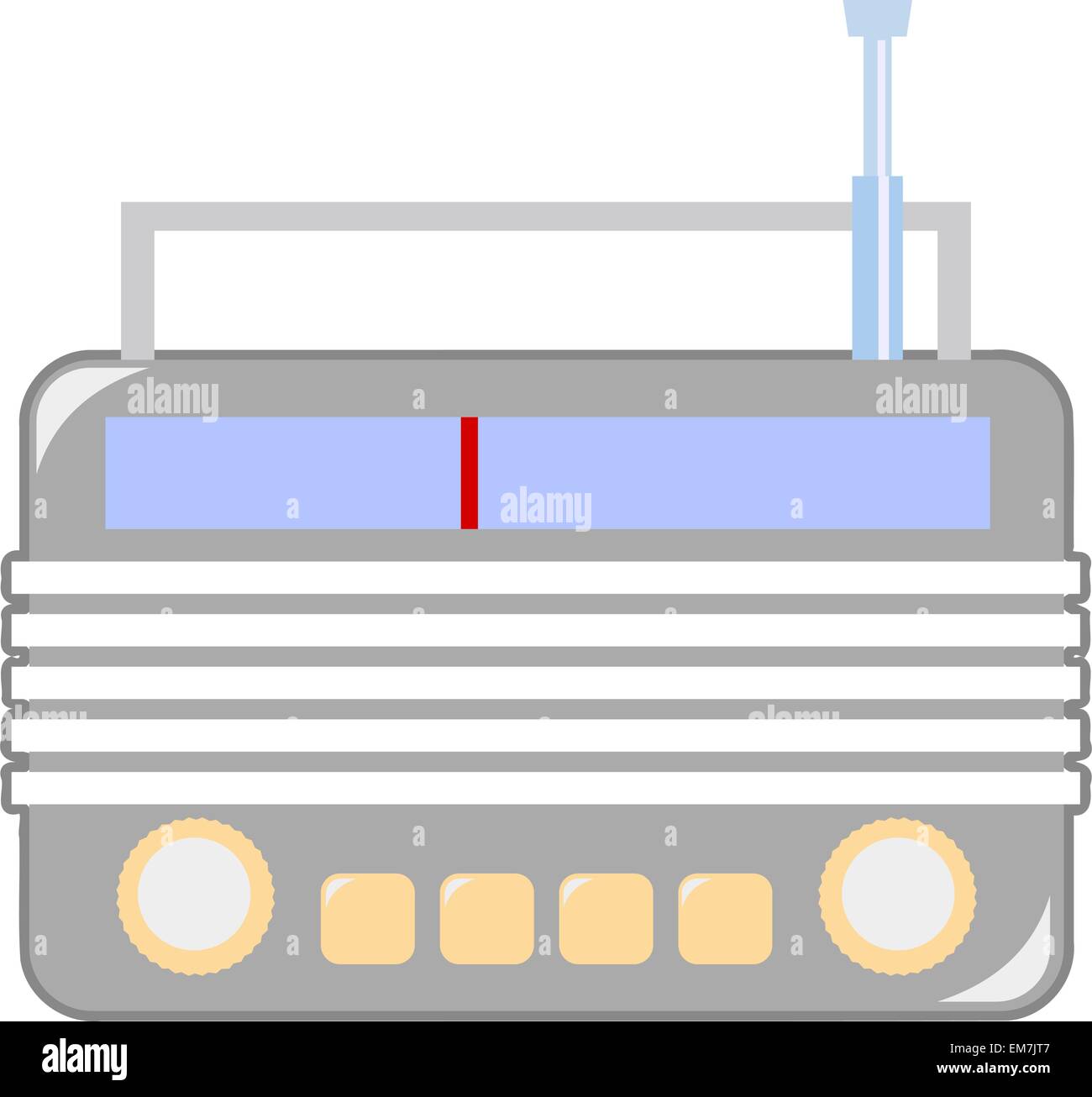 radio ancienne Illustration de Vecteur