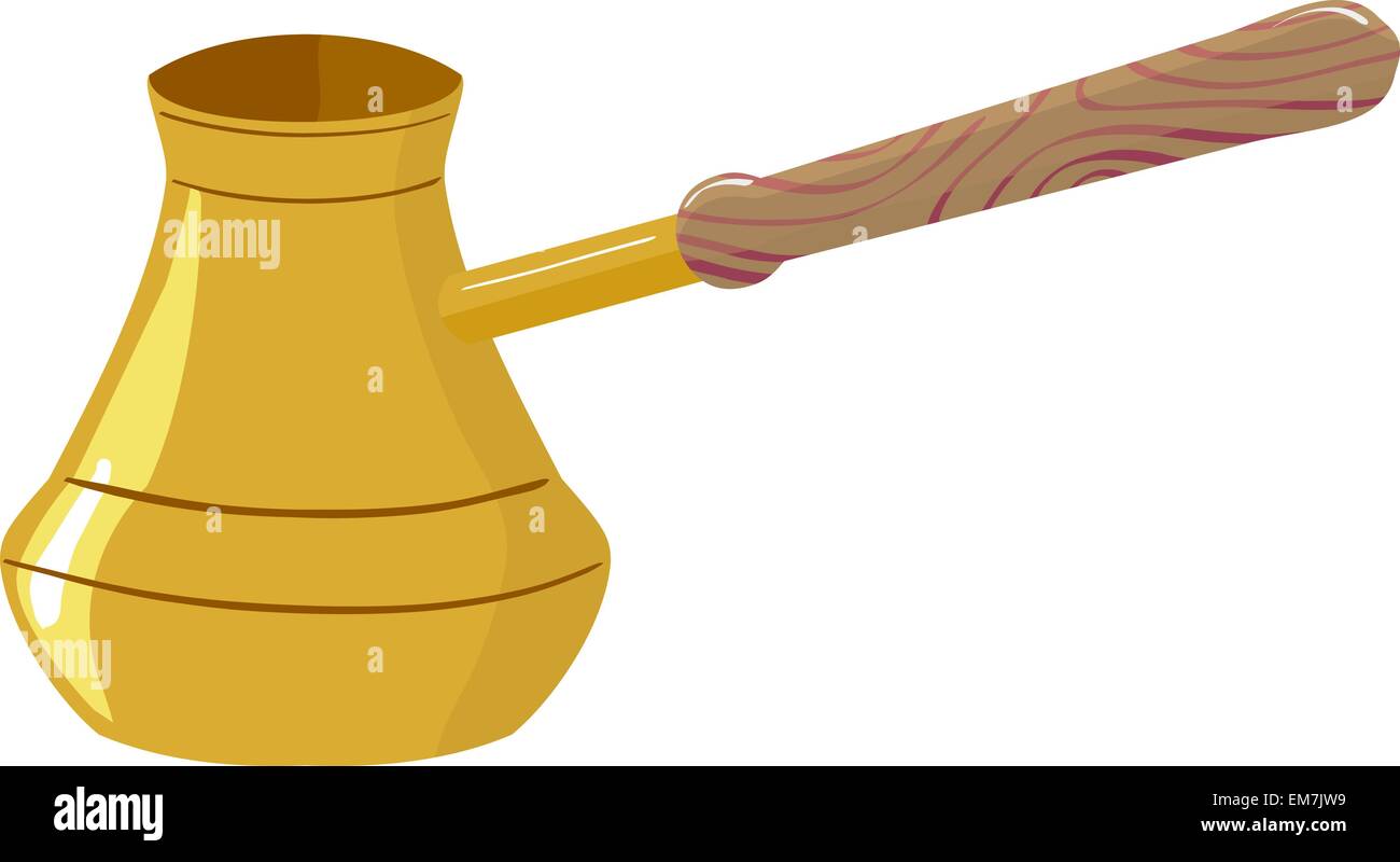 Pot de café Illustration de Vecteur