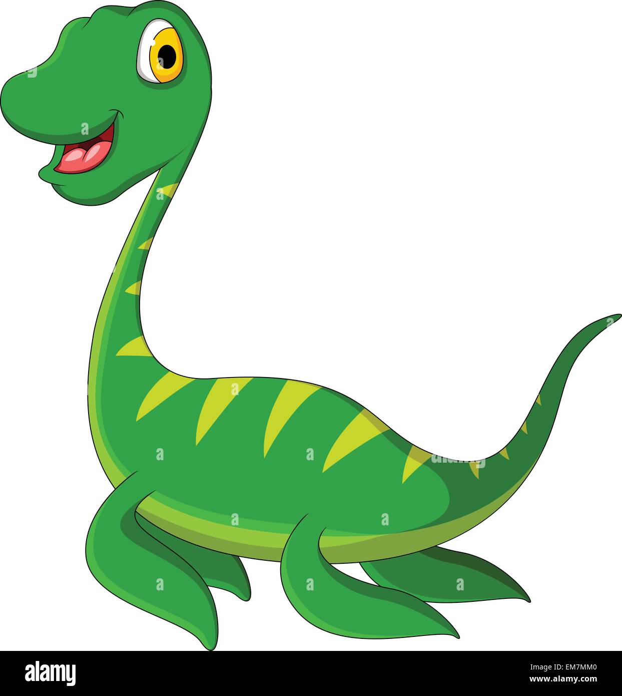 Caricature de dinosaures Illustration de Vecteur