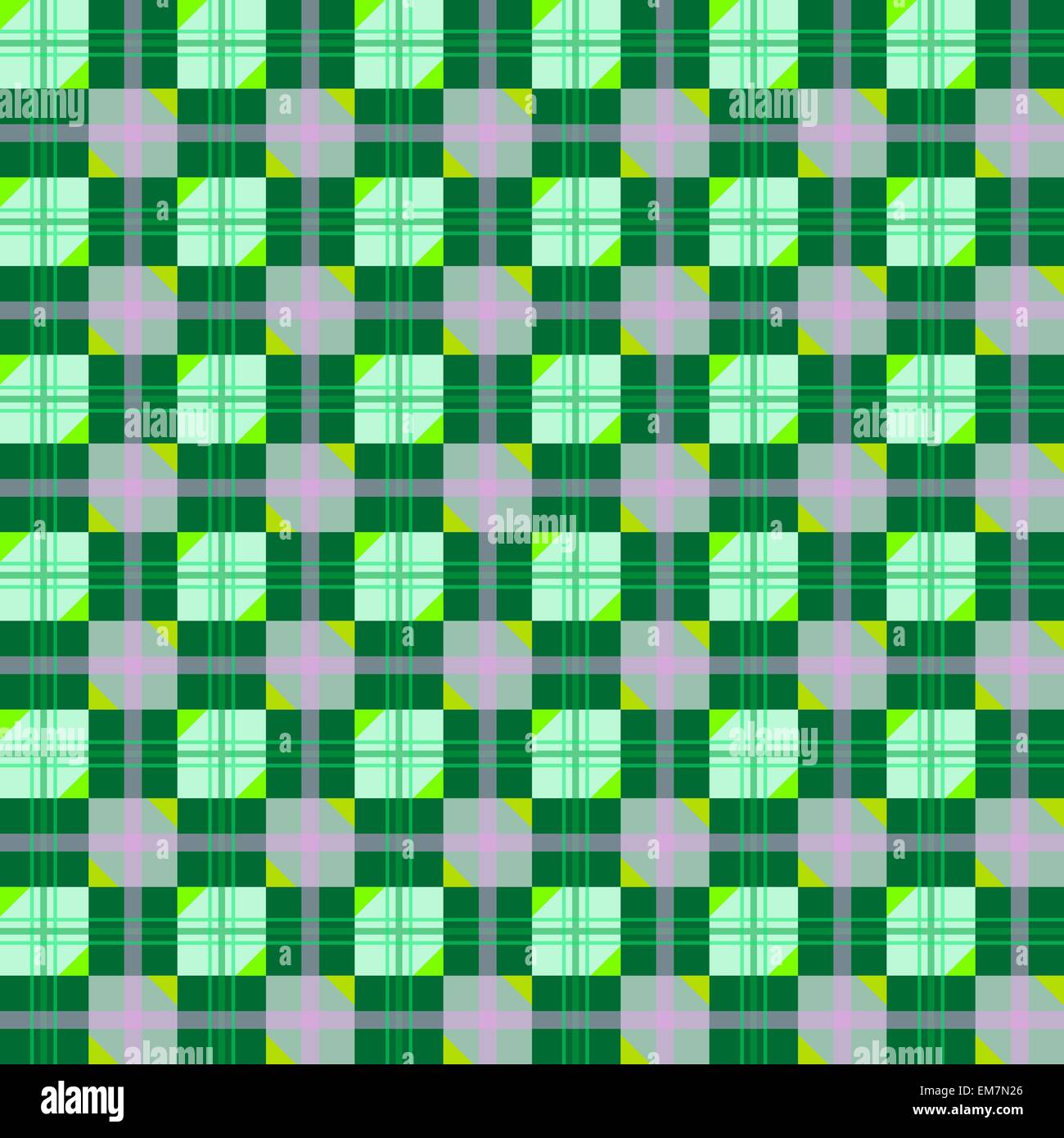 Belle texture avec figures géométriques vert étendu Illustration de Vecteur