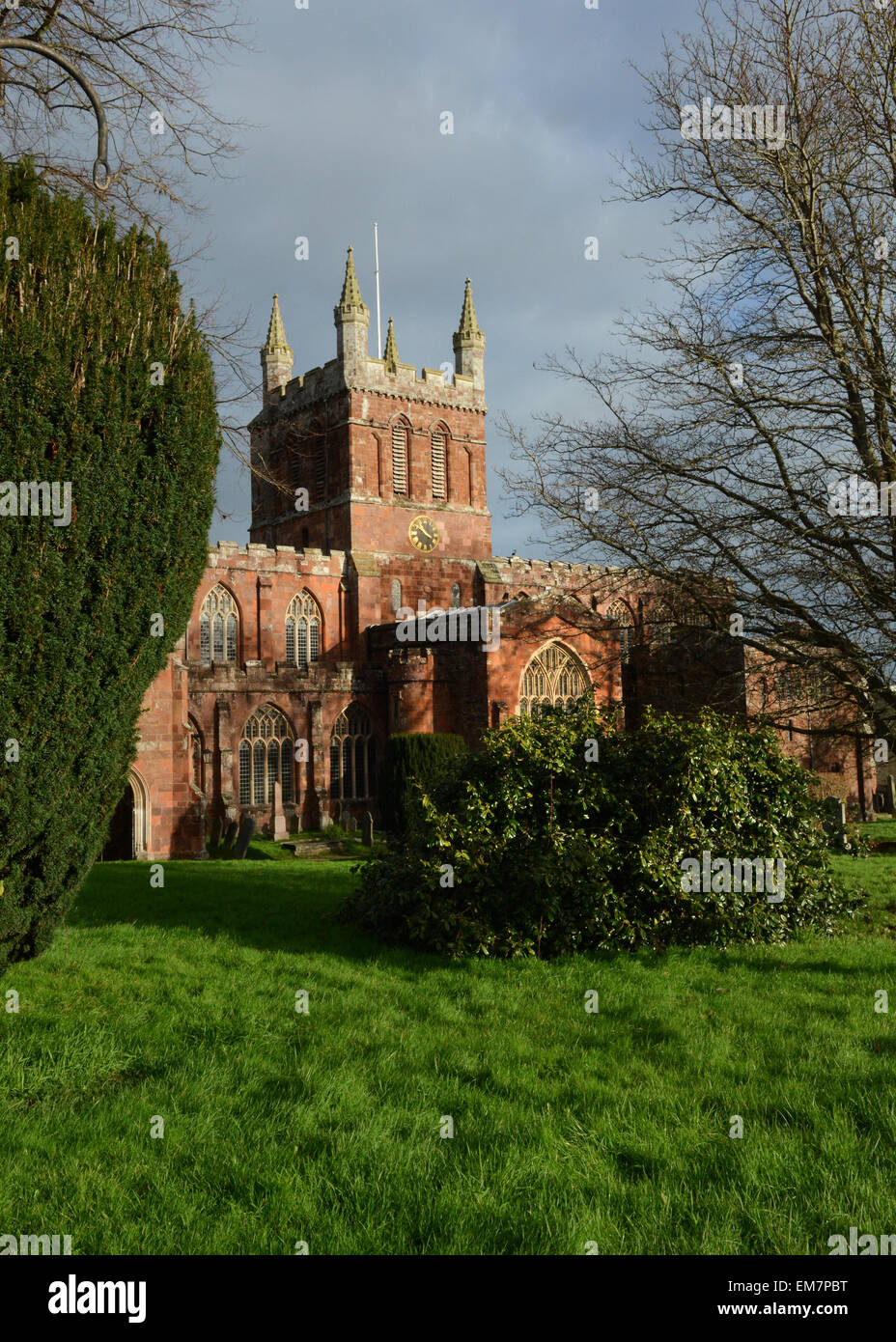 Église de la Sainte Croix l'église paroissiale de Crediton Banque D'Images