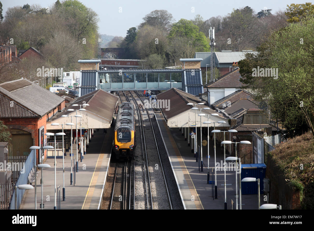 La gare de Winchester Banque D'Images