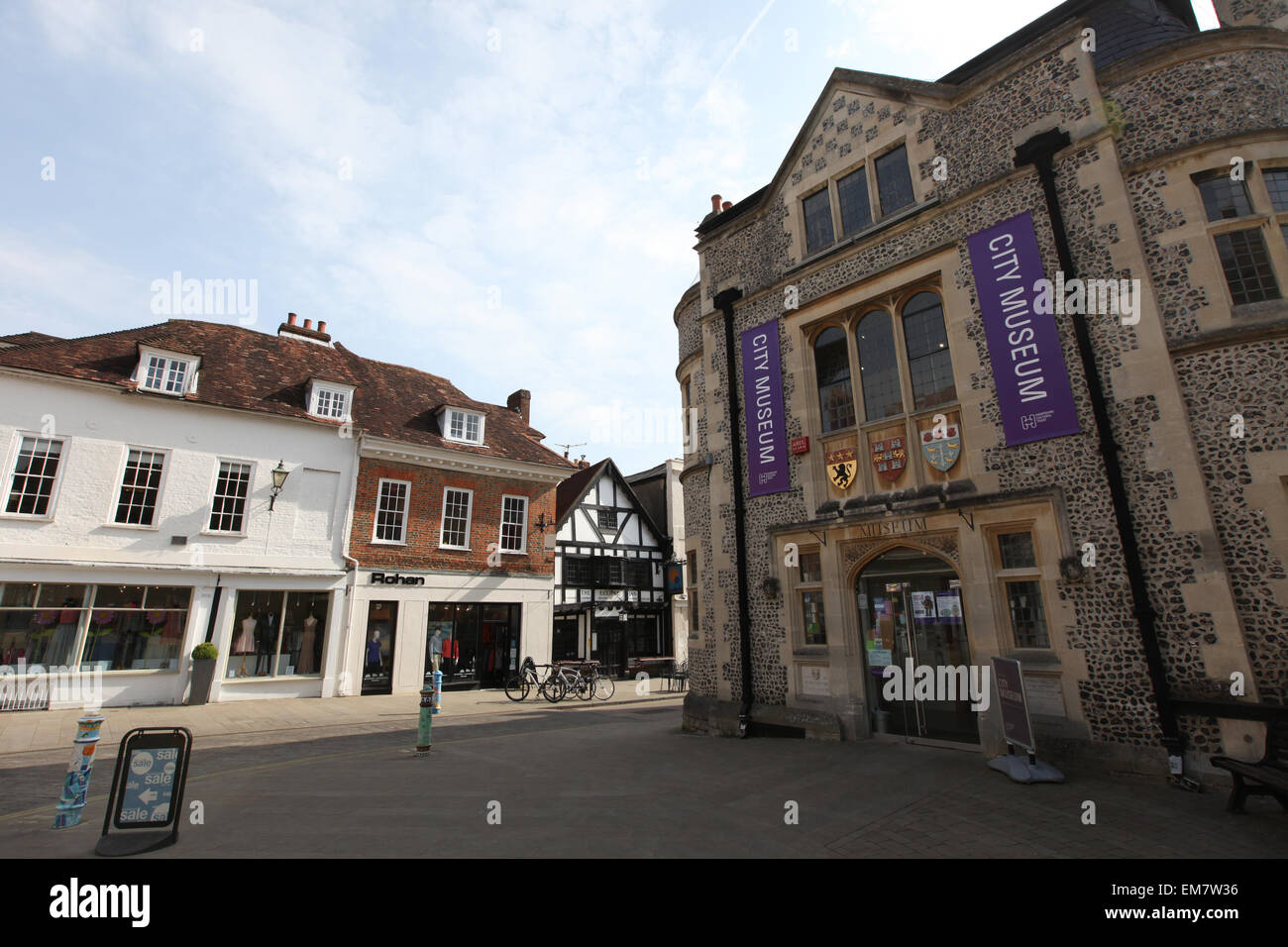 Musée de la ville de Winchester, Winchester UK Banque D'Images