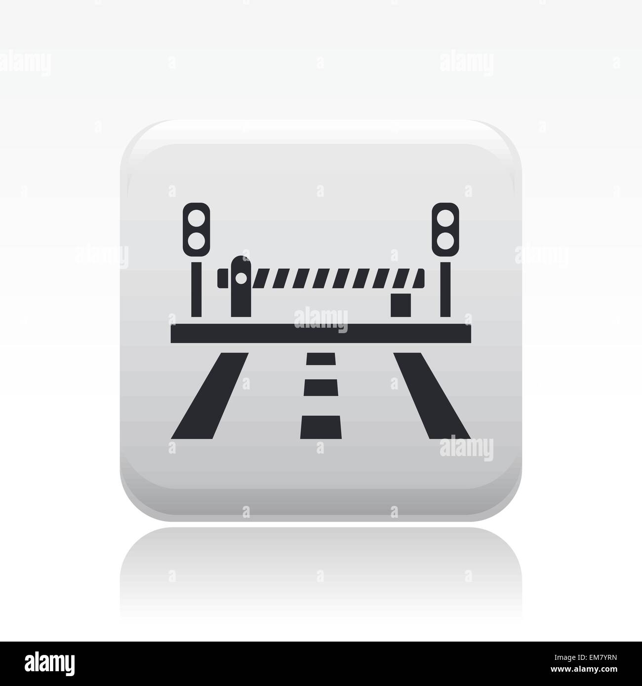 Vector illustration de l'icône de la barre de route unique Illustration de Vecteur Vector illustration de l'icône de la barre de route unique Illustration de Vecteur