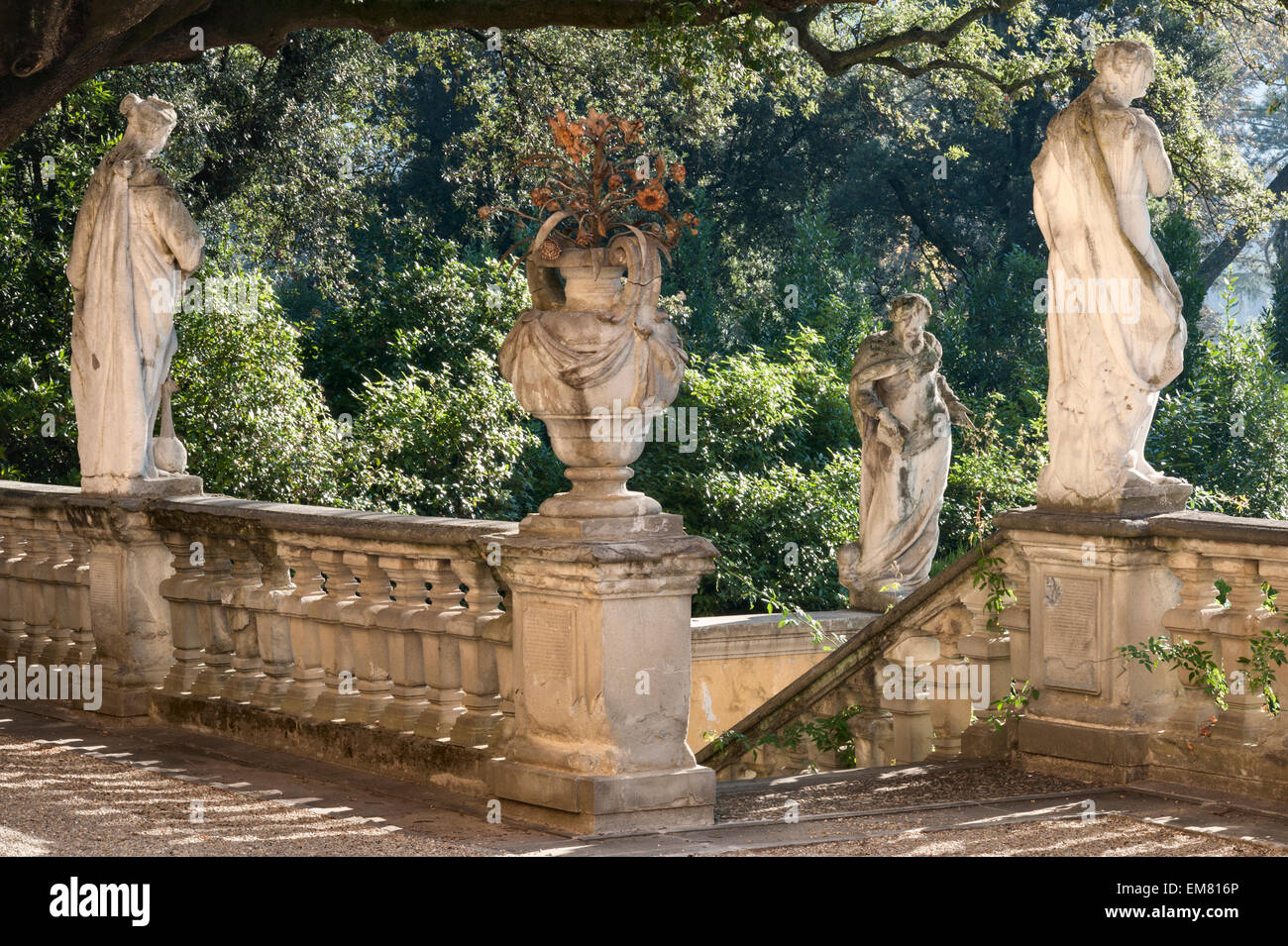 Villa La Pietra, Florence, Italie. Une fois la maison de Sir Harold Acton, qui appartient maintenant à l'Université de New York Banque D'Images