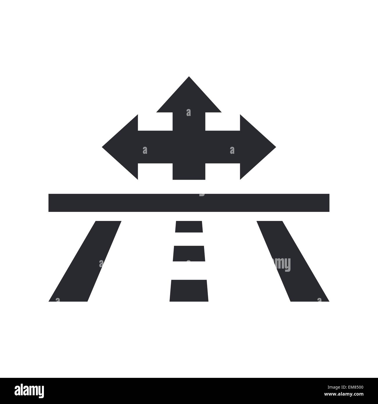 Vector illustration de l'icône de navigation unique Illustration de Vecteur