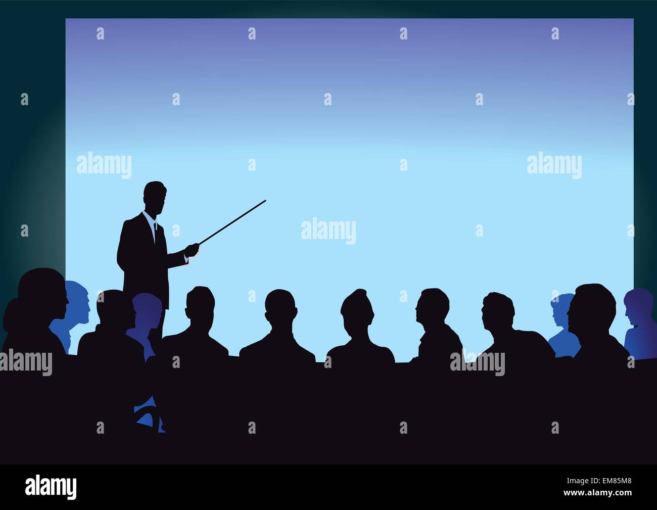 Formation et conférences Illustration de Vecteur