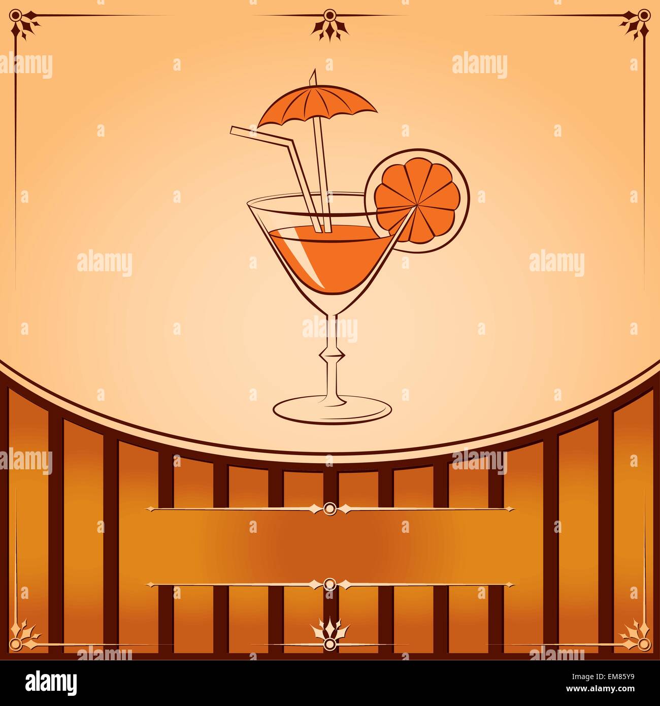 Chope de bière. vector Illustration graphique avec place pour le texte Illustration de Vecteur