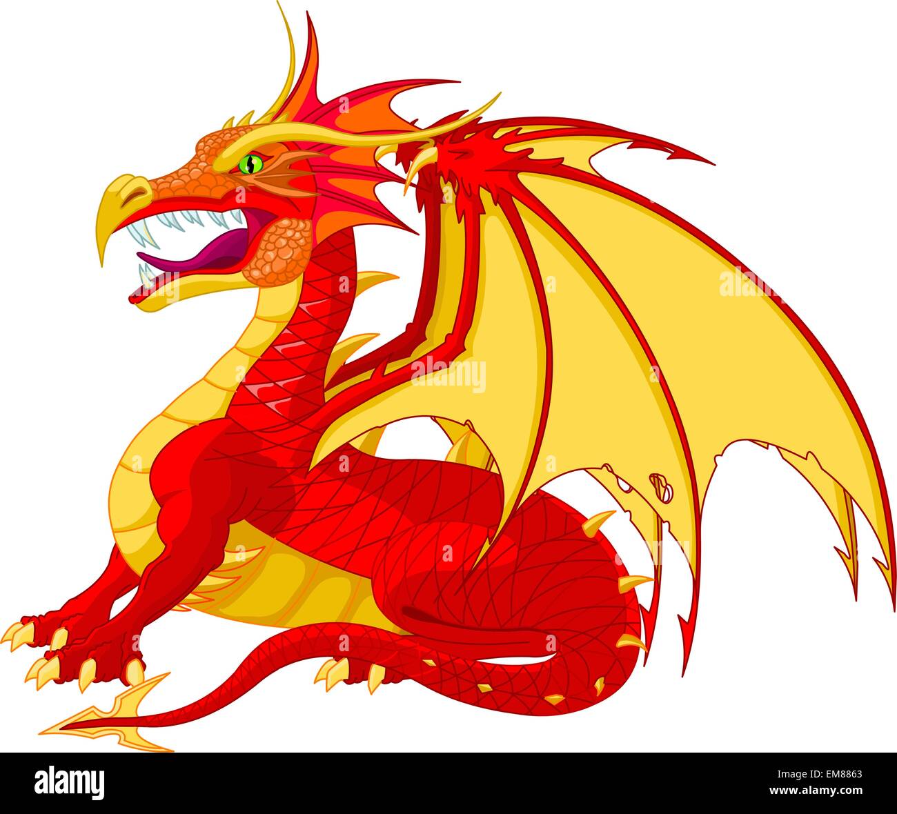 Dragon Illustration de Vecteur