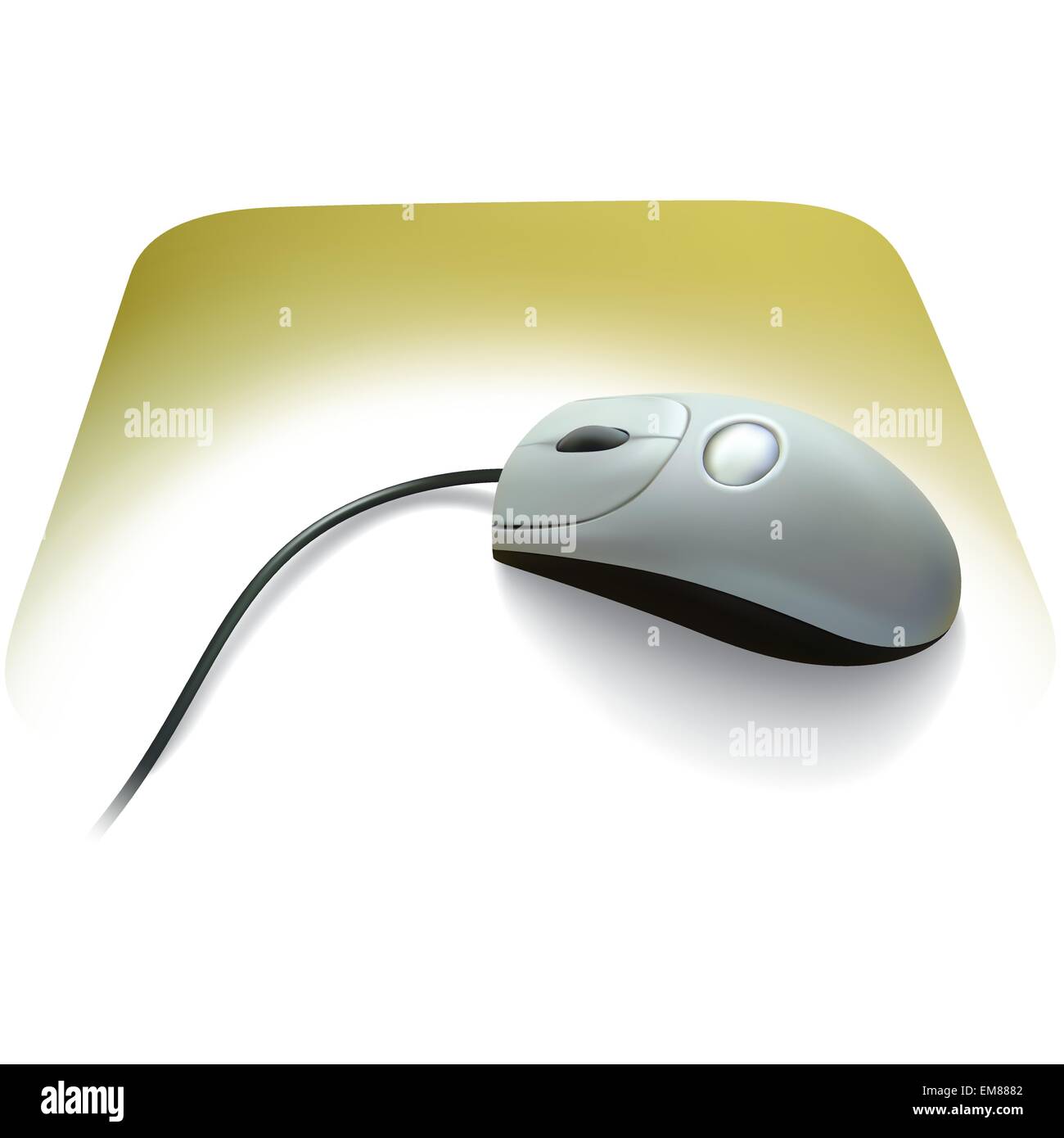 Faites défiler la souris d'ordinateur Illustration de Vecteur