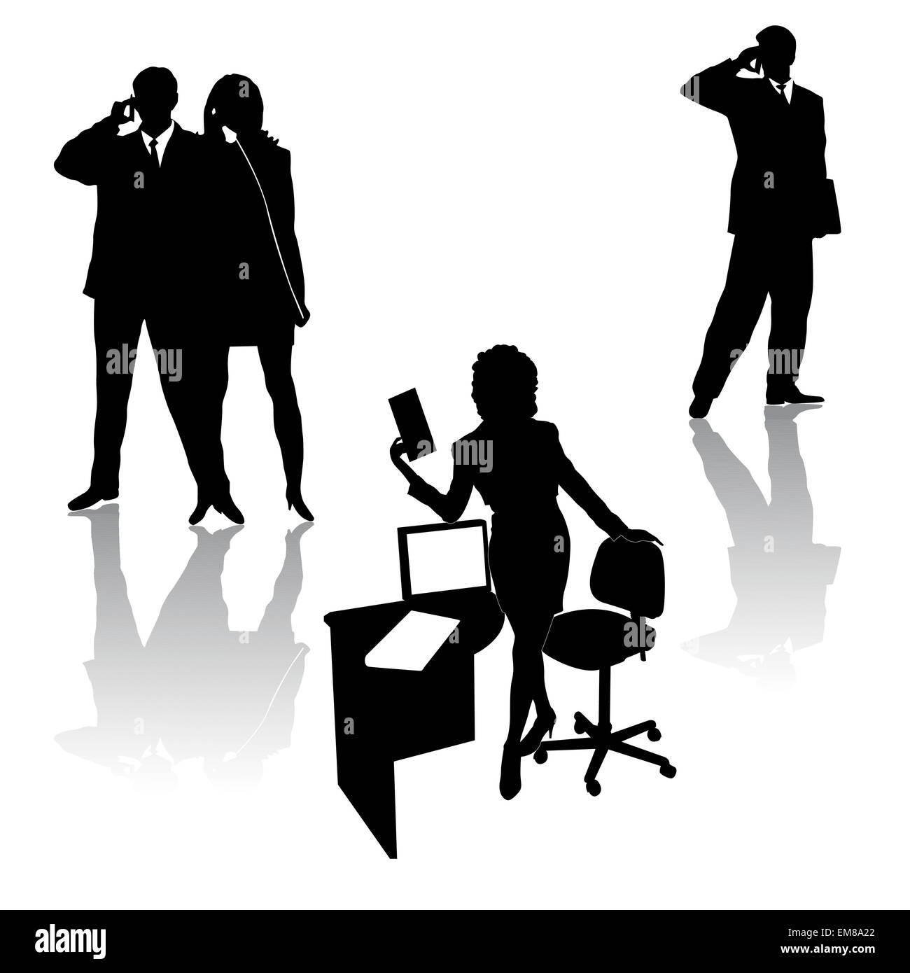 Gens d’affaires Illustration de Vecteur