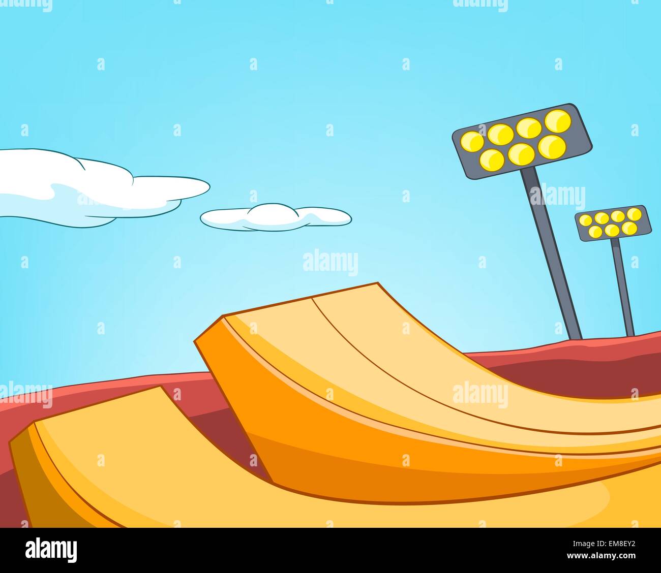 Station de ski Illustration de Vecteur