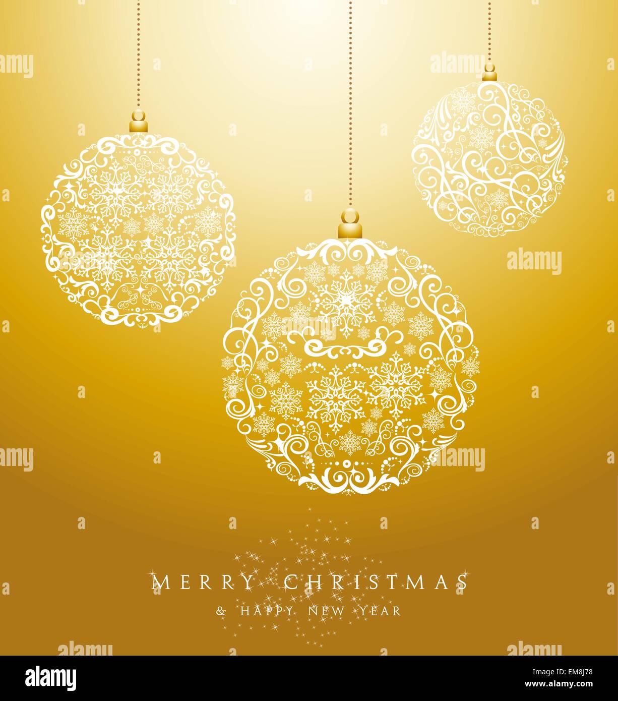 Bateau Merry Christmas baubles background EPS10 fichier vectoriel. Illustration de Vecteur